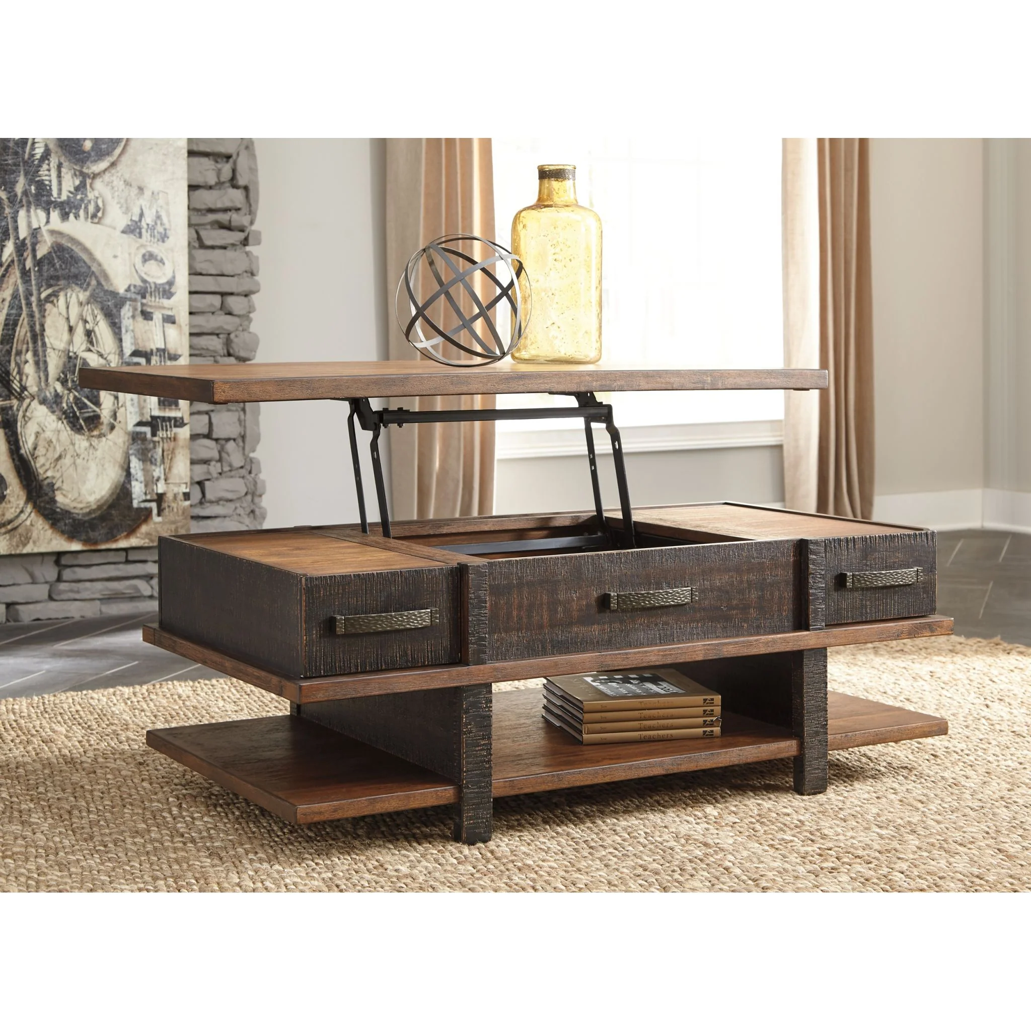Stanah Coffee Table - Two-tone - Image 5