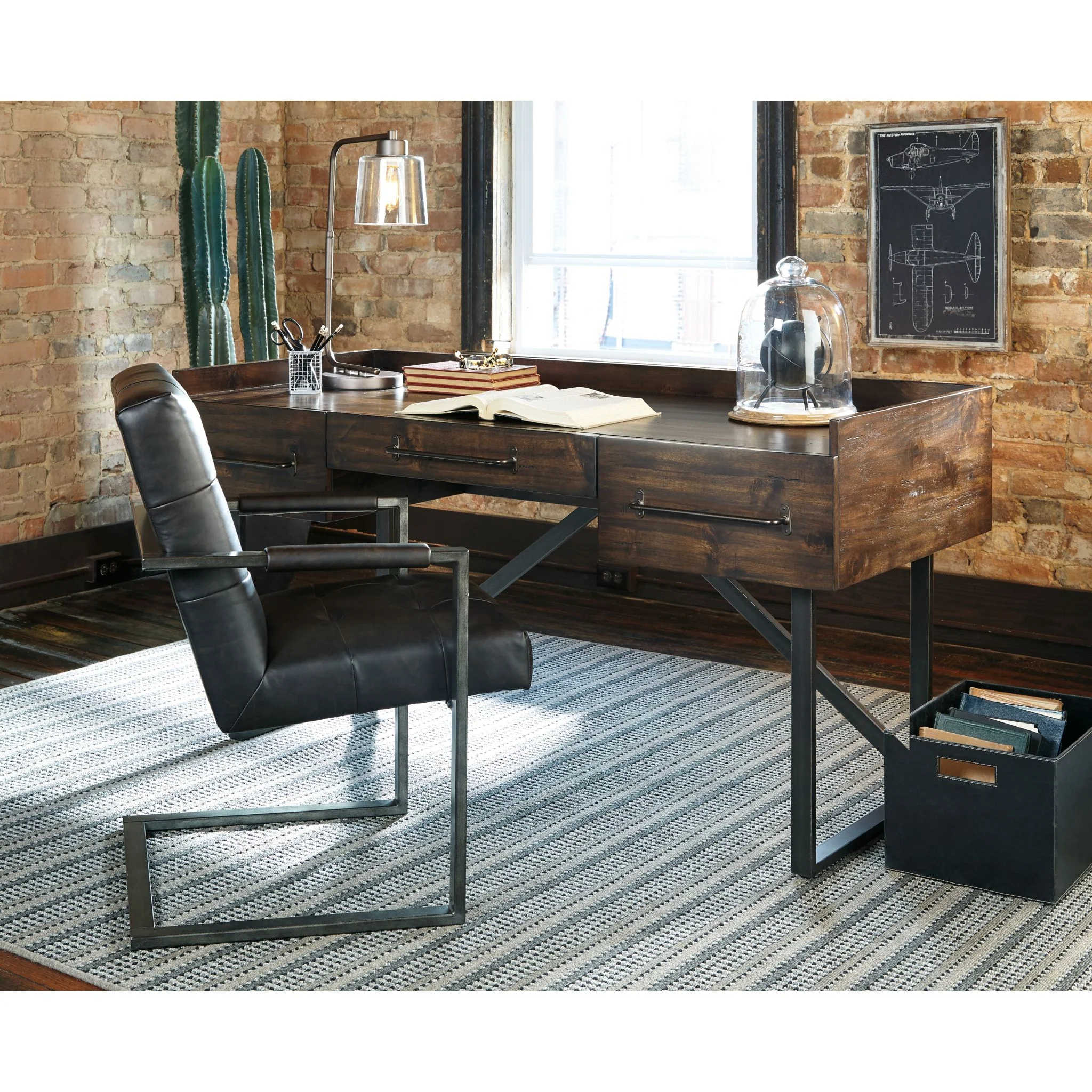 Starmore Desk - Brown - Image 5