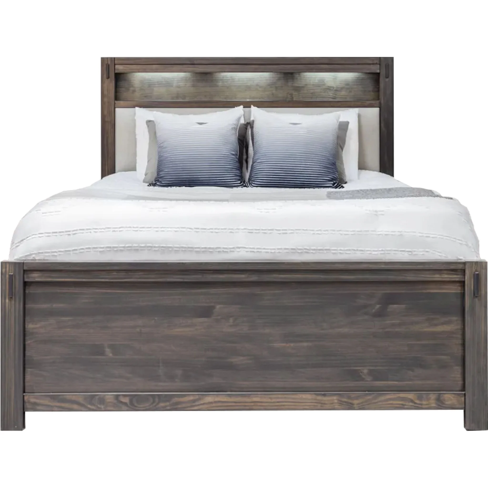 Stella Panel Bed - Charcoal/Pace Platinum - Image 3