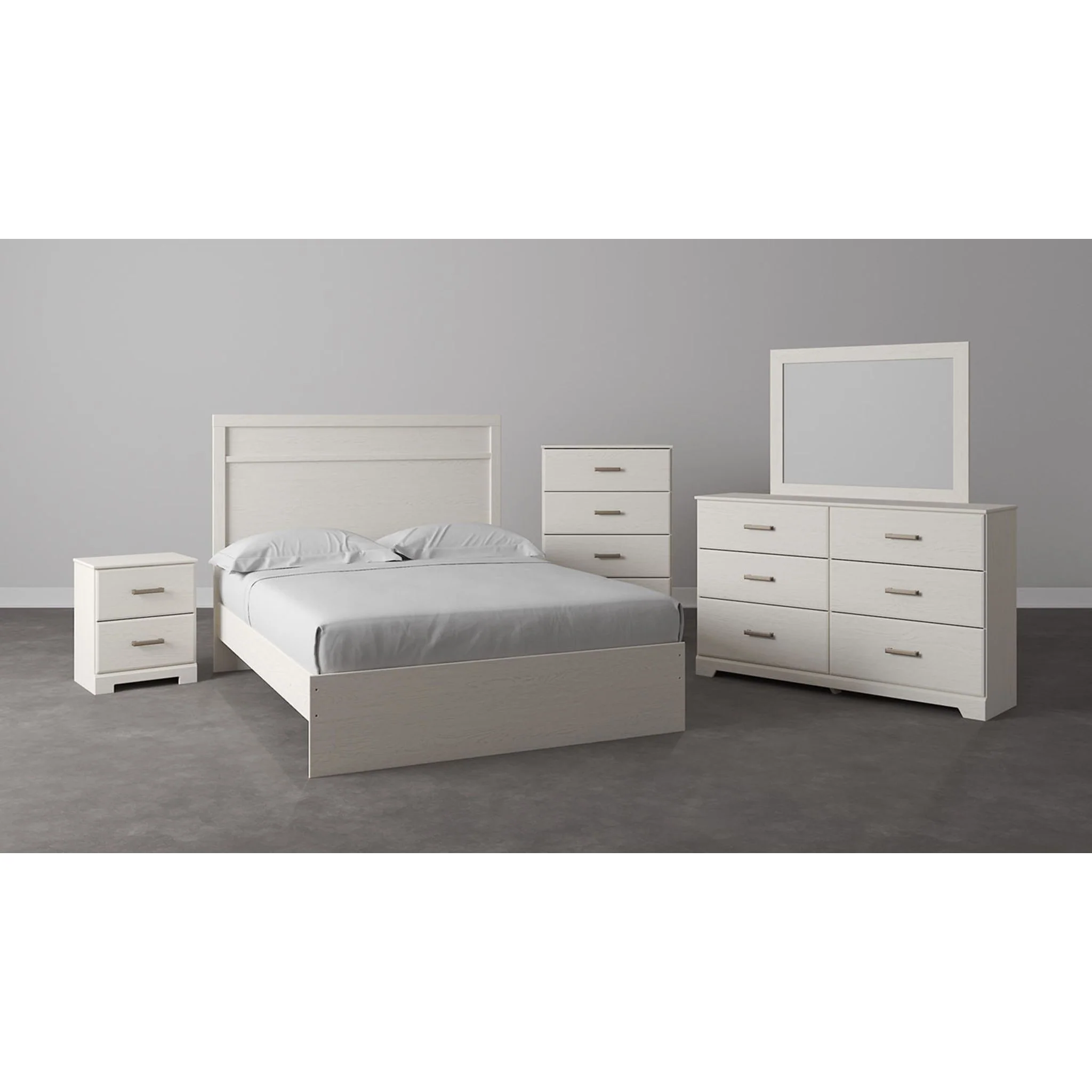 Stelsie Dresser and Mirror - White - Image 5
