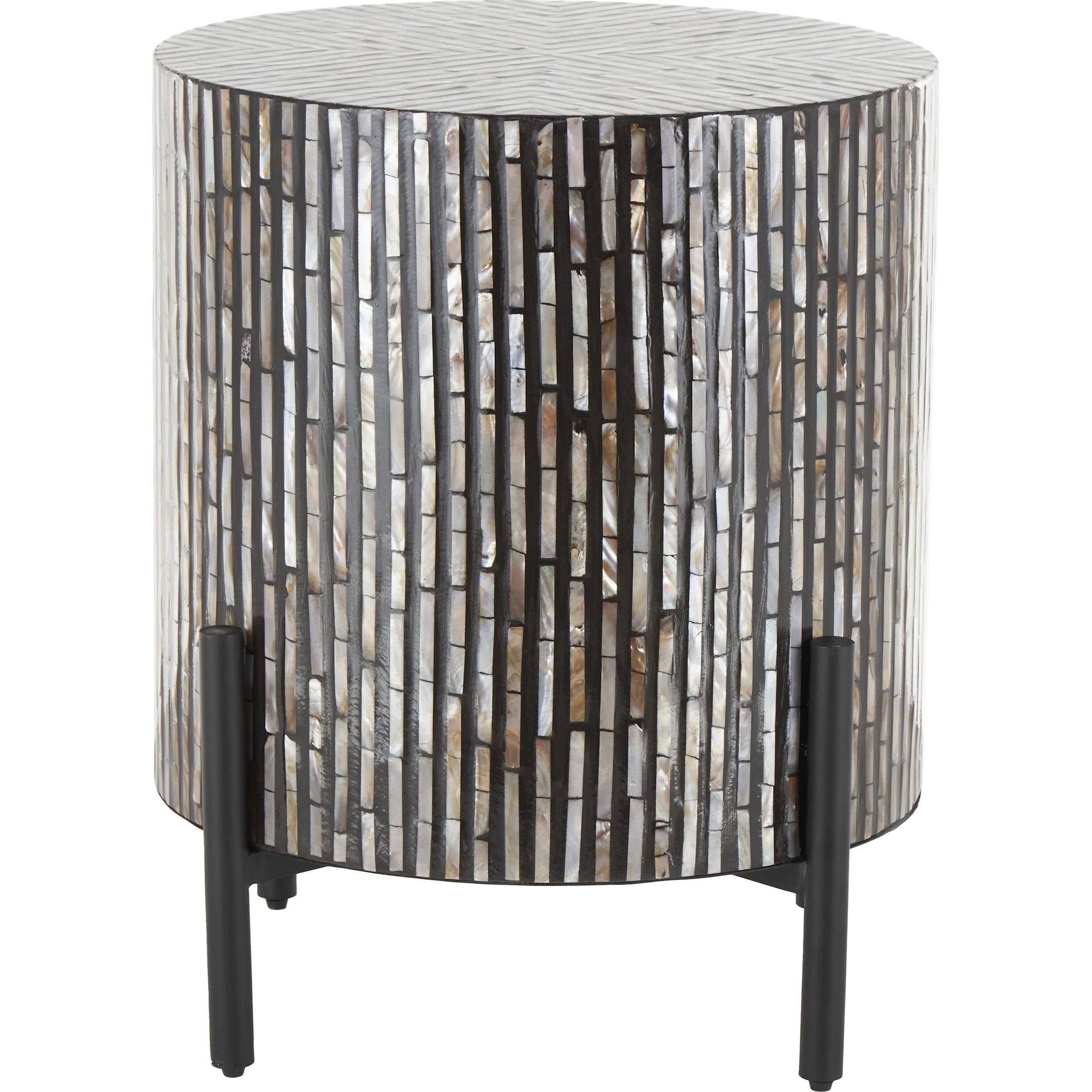 Stephanie End Table - Gray