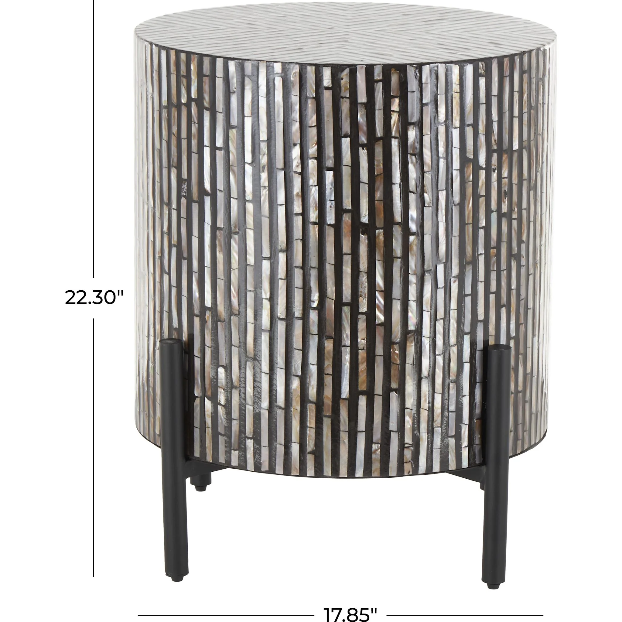 Stephanie End Table - Gray - Image 8
