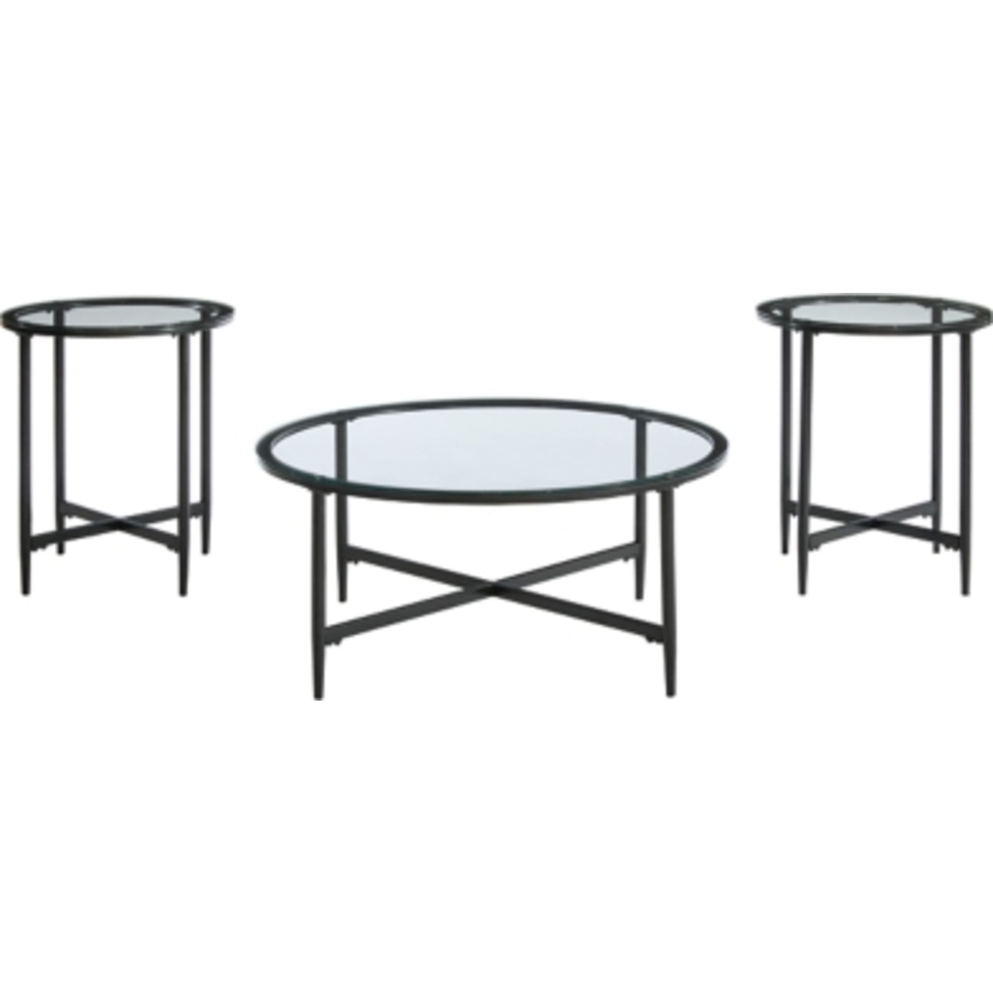 Stetzer 3 Pack Tables - Black