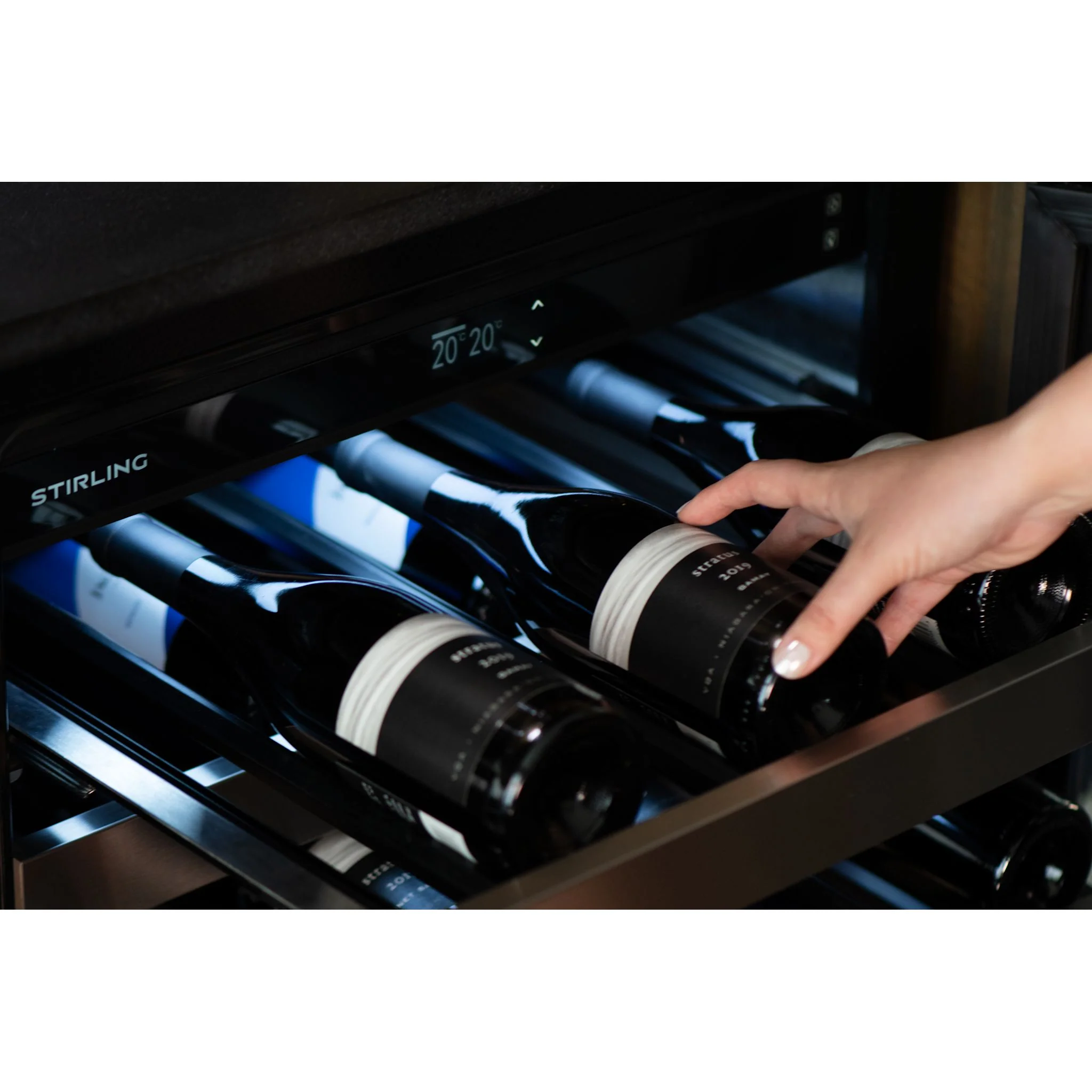 Stirling Marathon 24" Dual Zone Stainless Steel Wine Cooler: Stainless Package - Stainless Steel (S4-D200SS) - Image 11