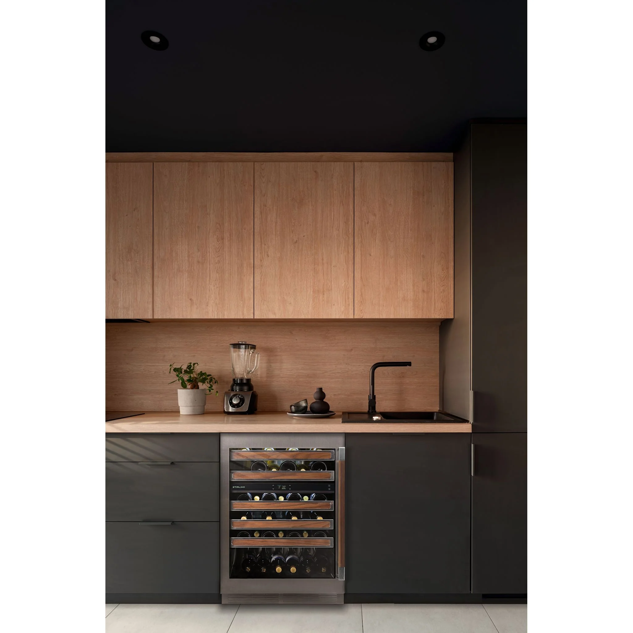 Stirling 24" Dual Zone Stainless Steel Wine Cooler Wood Package - Stainless Steel (S4-D225SS) - Image 7