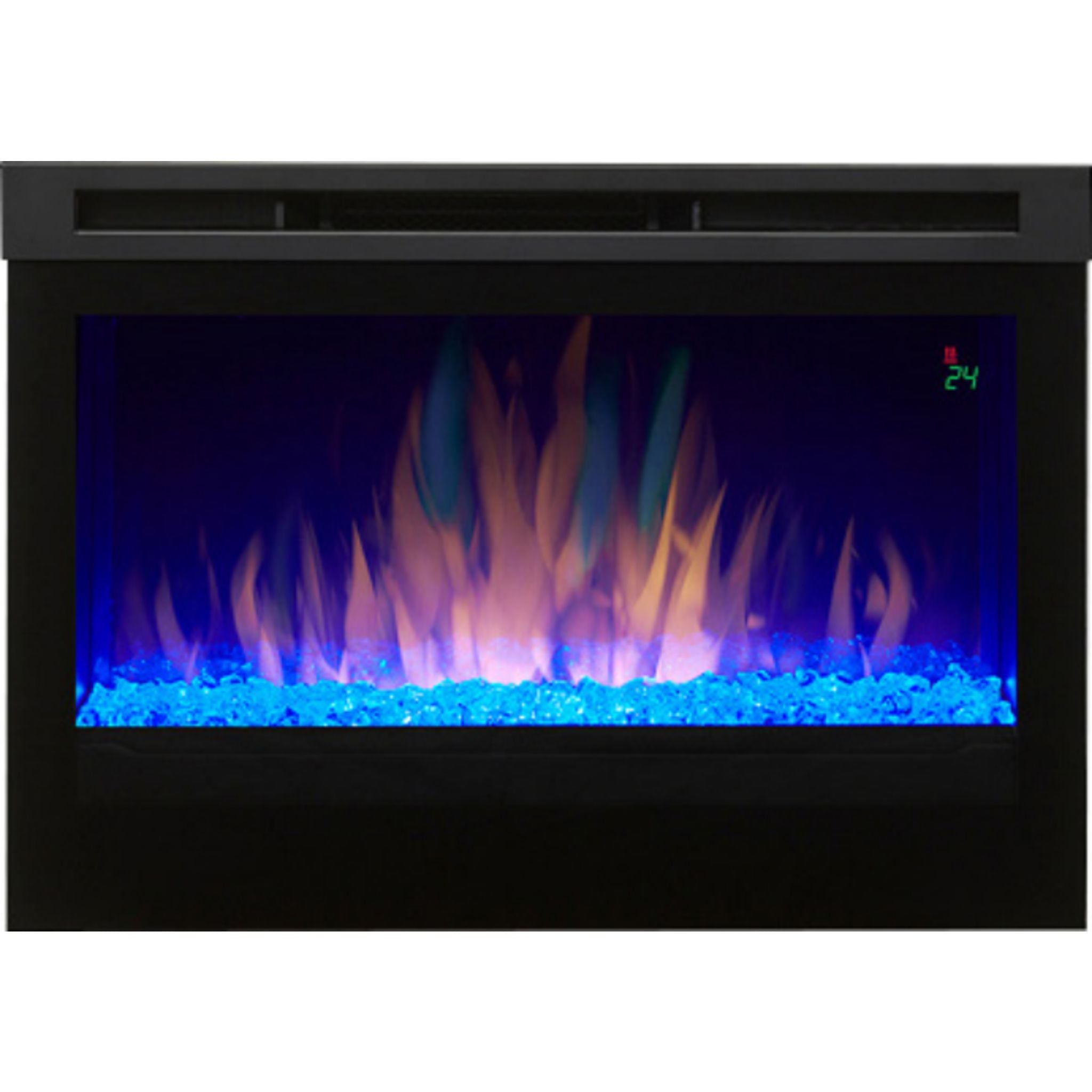 Stockton TV Stand with Fireplace - Slate - Image 2