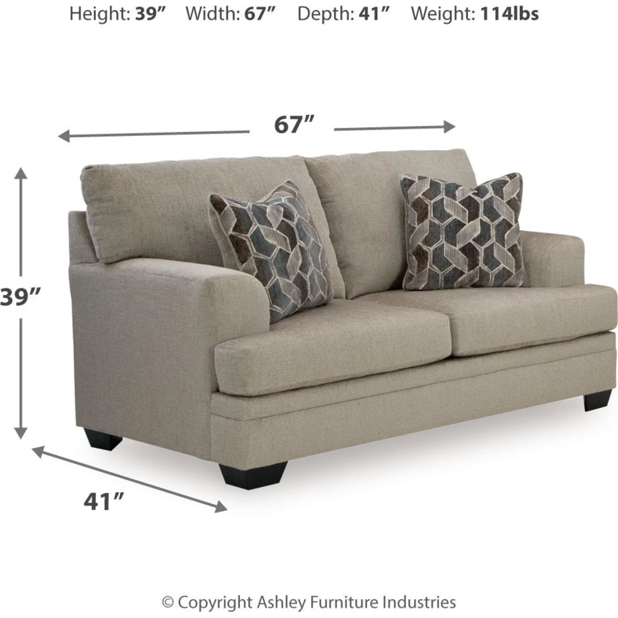 Stonemeade Loveseat - Image 18