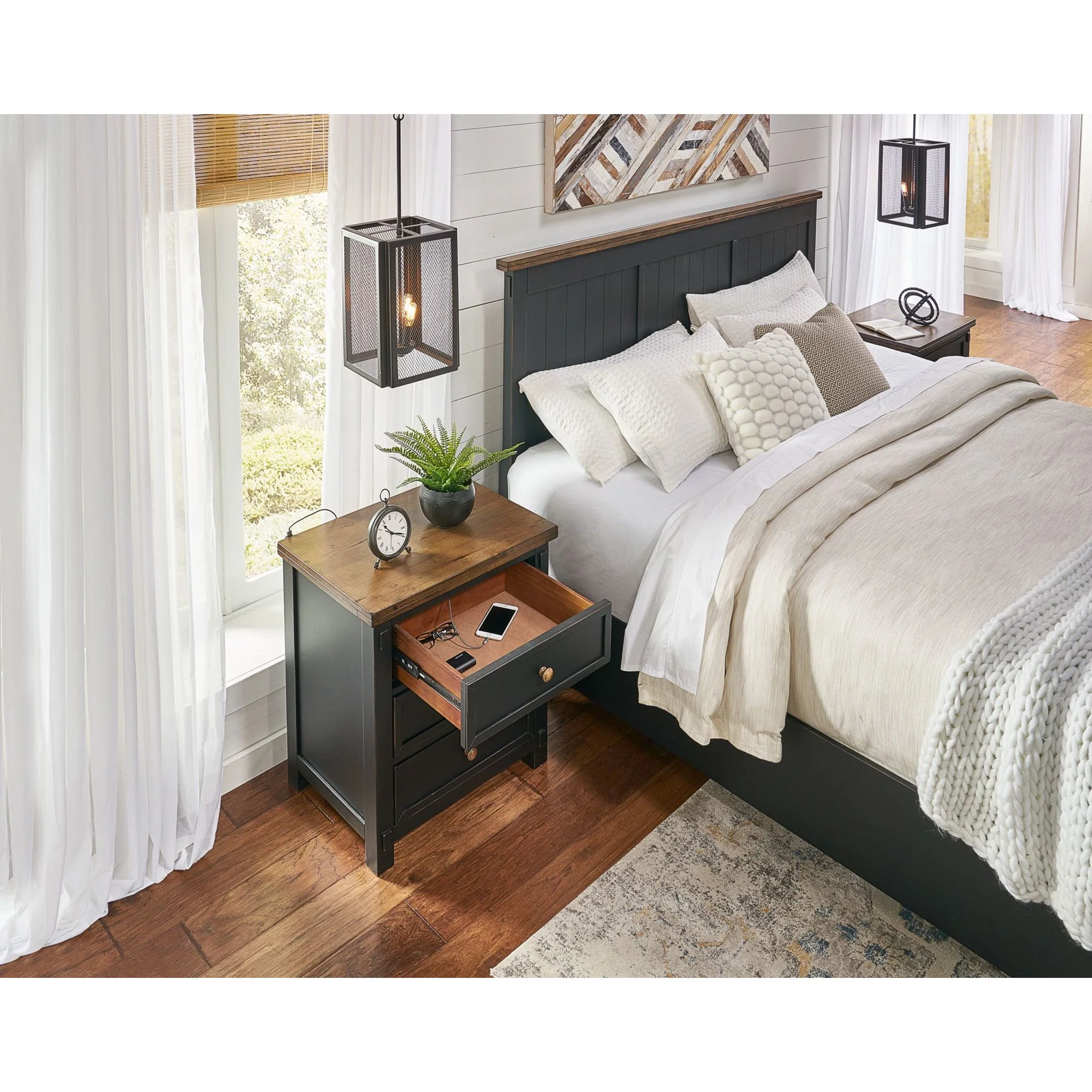 Stormy Ridge Nightstand - Chicory/Slate Black - Image 3