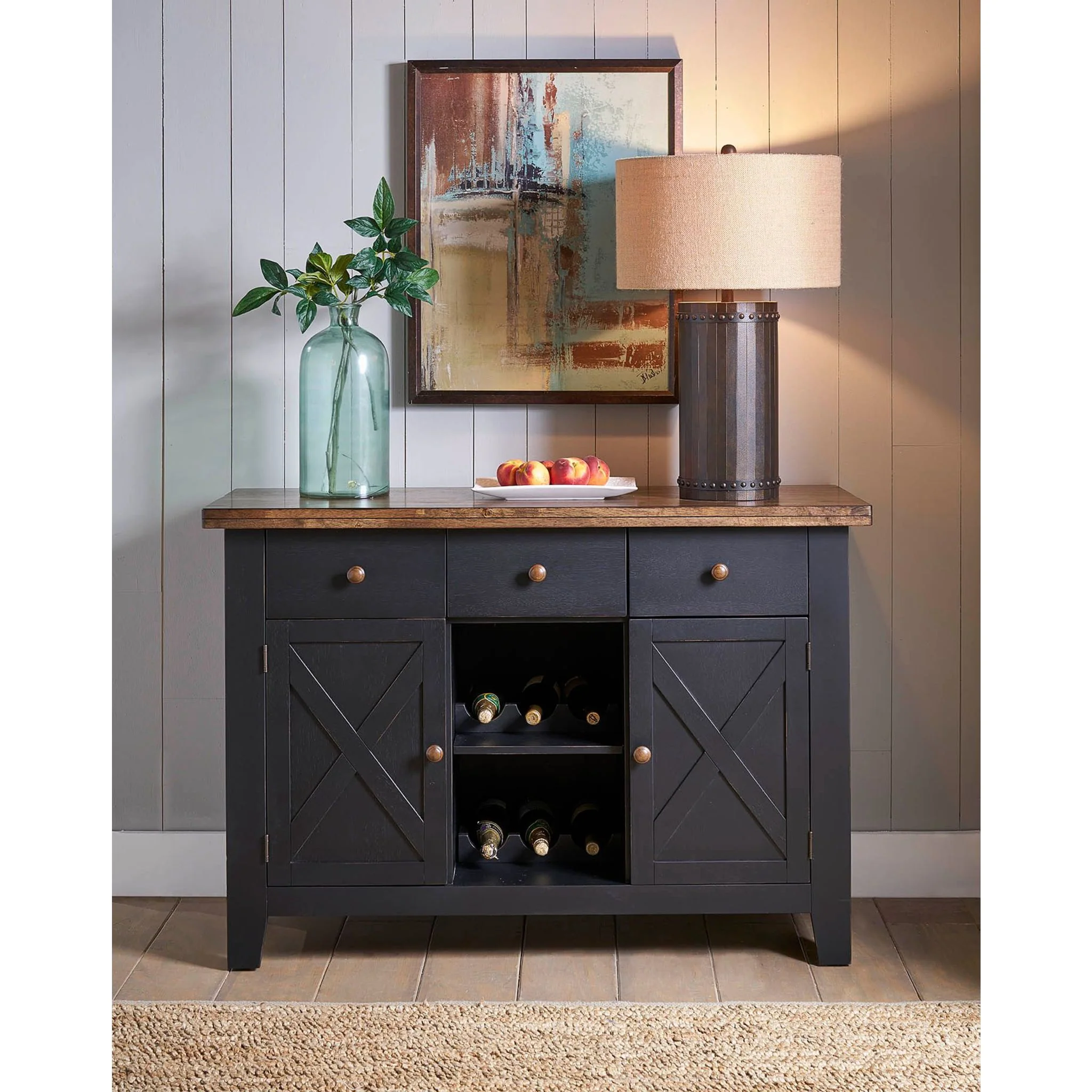 Stormy Ridge Dining Server - Chicory/Slate Black - (STOBL9010) - Image 2