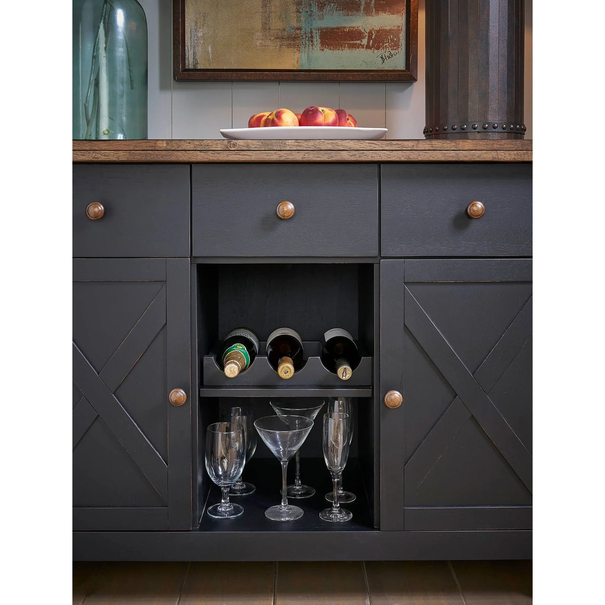 Stormy Ridge Dining Server - Chicory/Slate Black - (STOBL9010) - Image 4