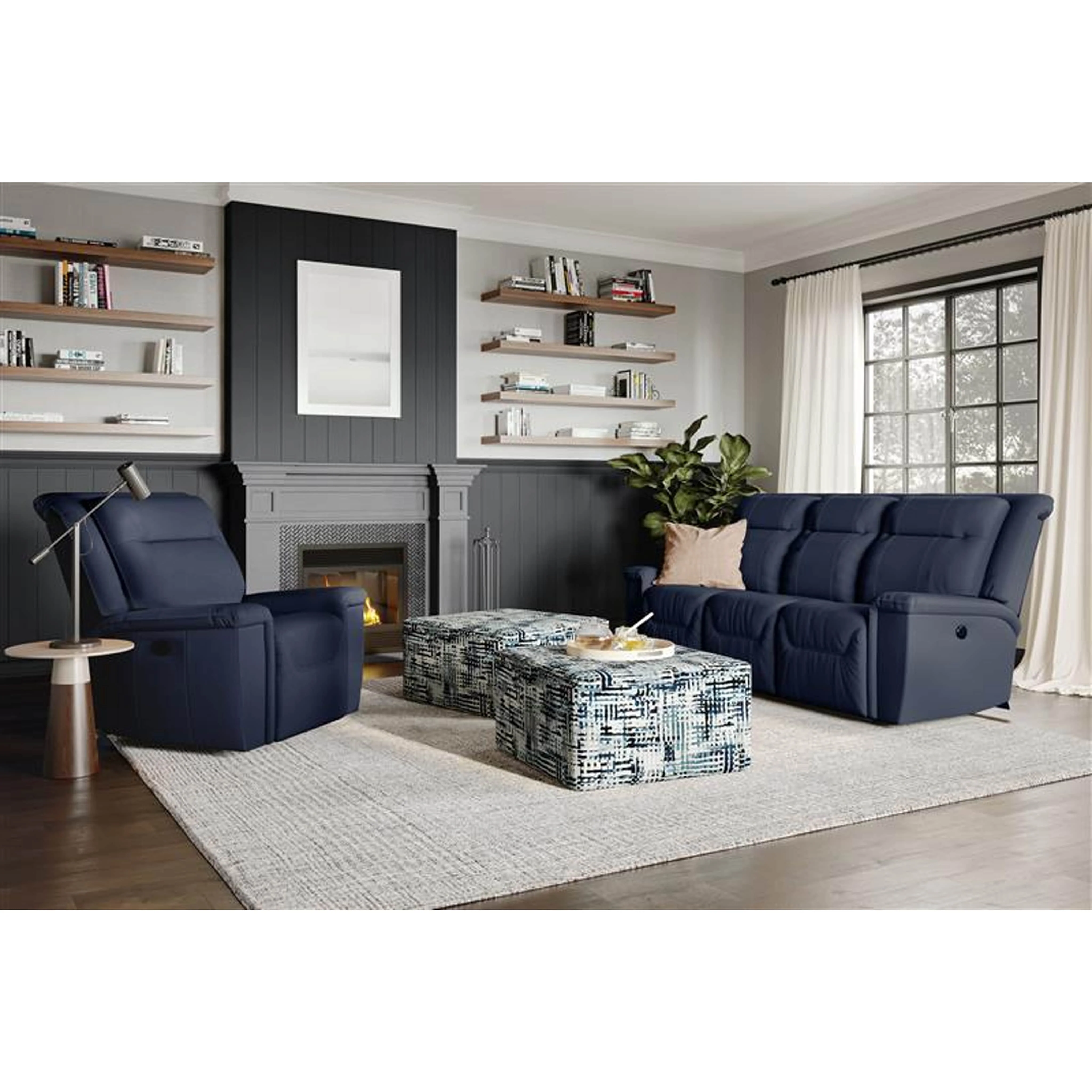 Strata Power Reclining Sofa - Evoque Atlantic - Image 9