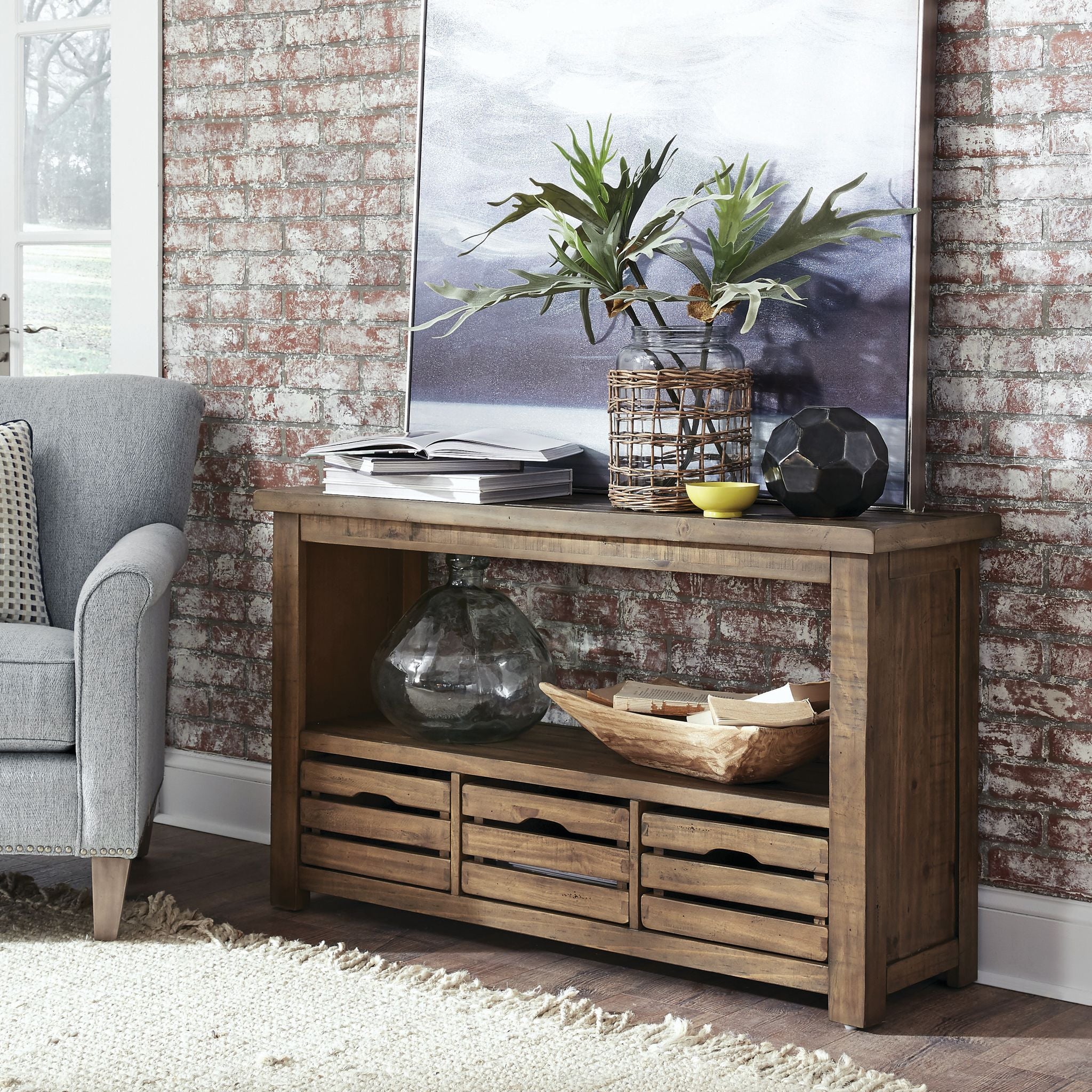 Stratton Sofa Table - Nutmeg - Image 3