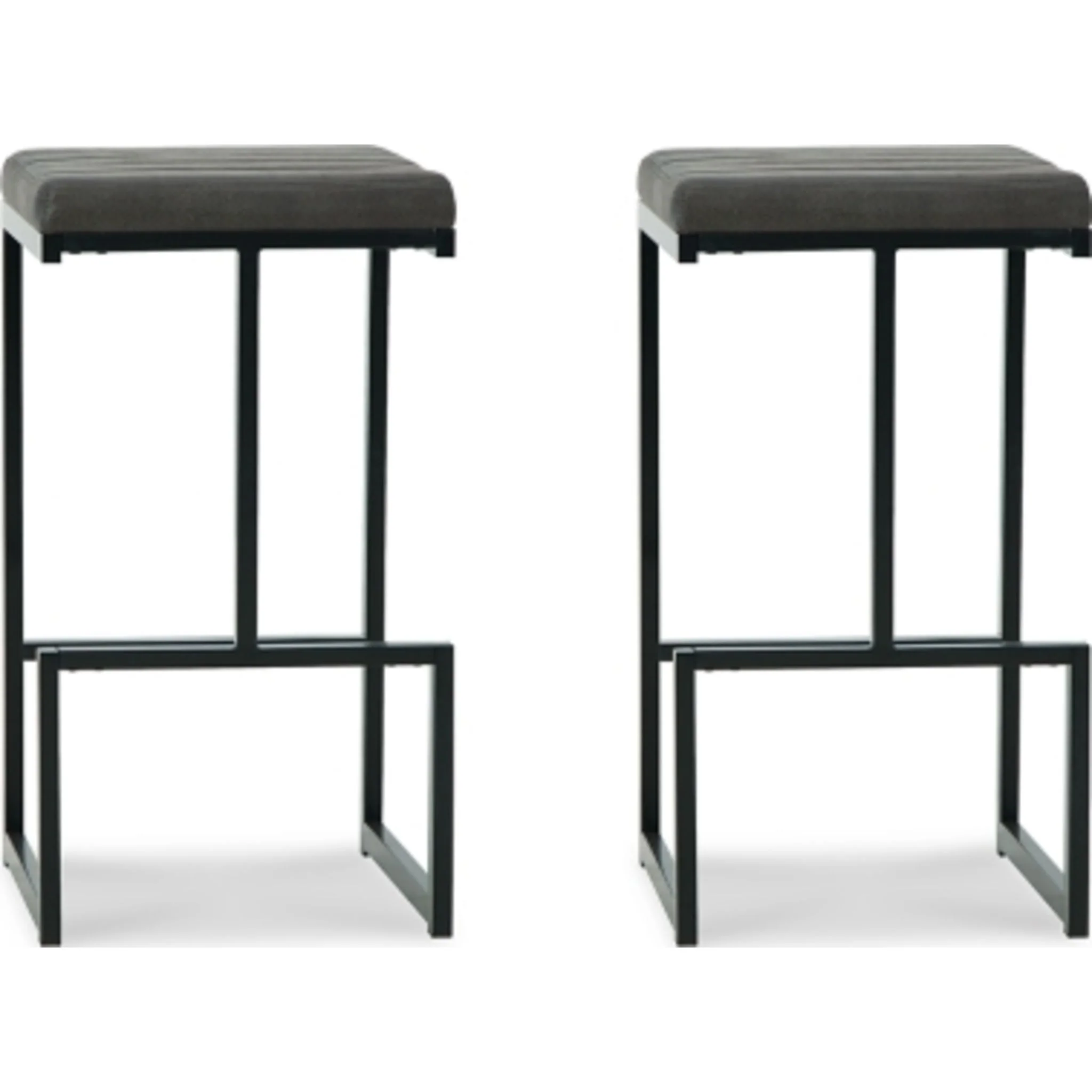 Strumford Bar Height Stool - Gray/Black - (D109-130) - Image 4
