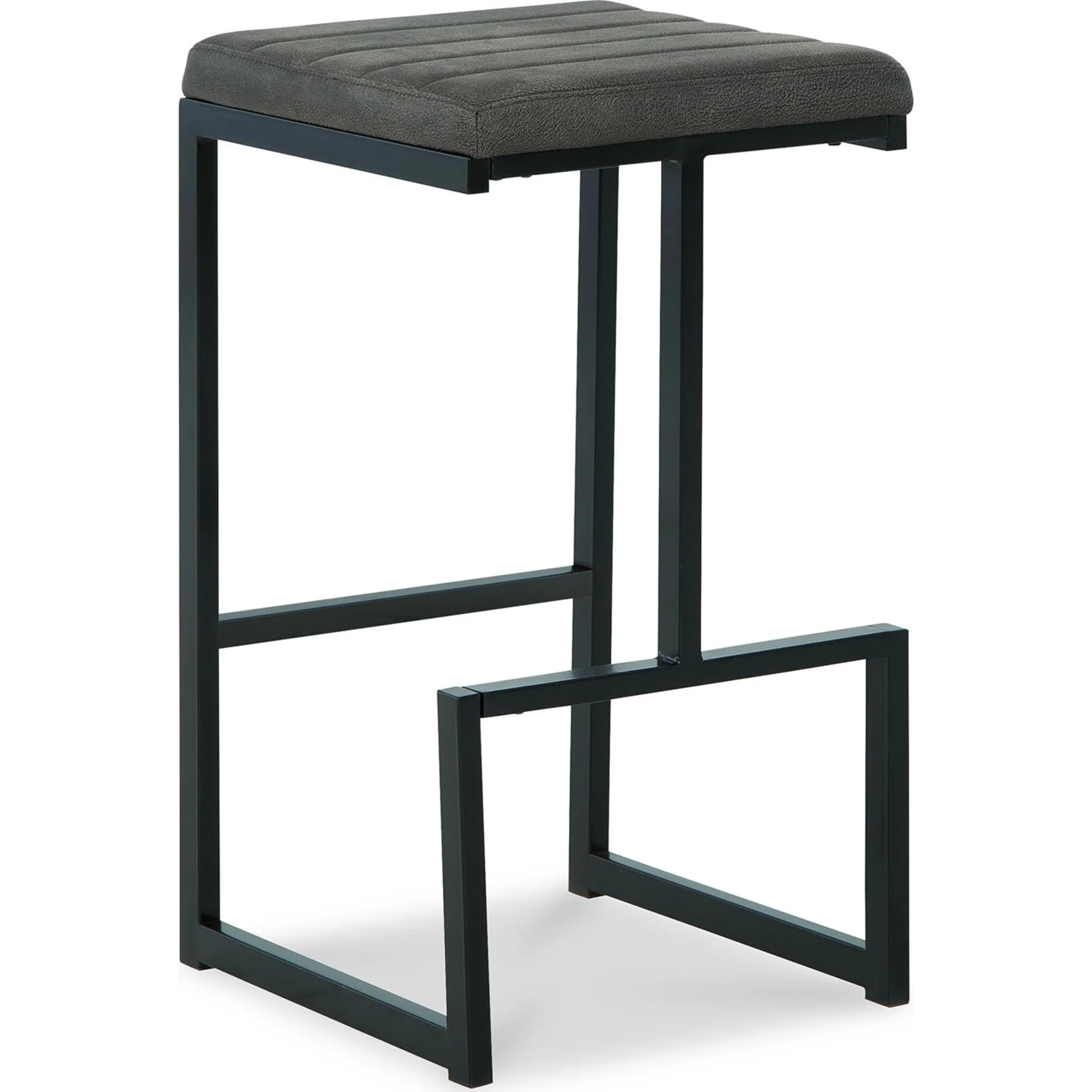 Strumford Bar Height Stool - Gray/Black - (D109-130) - Image 6