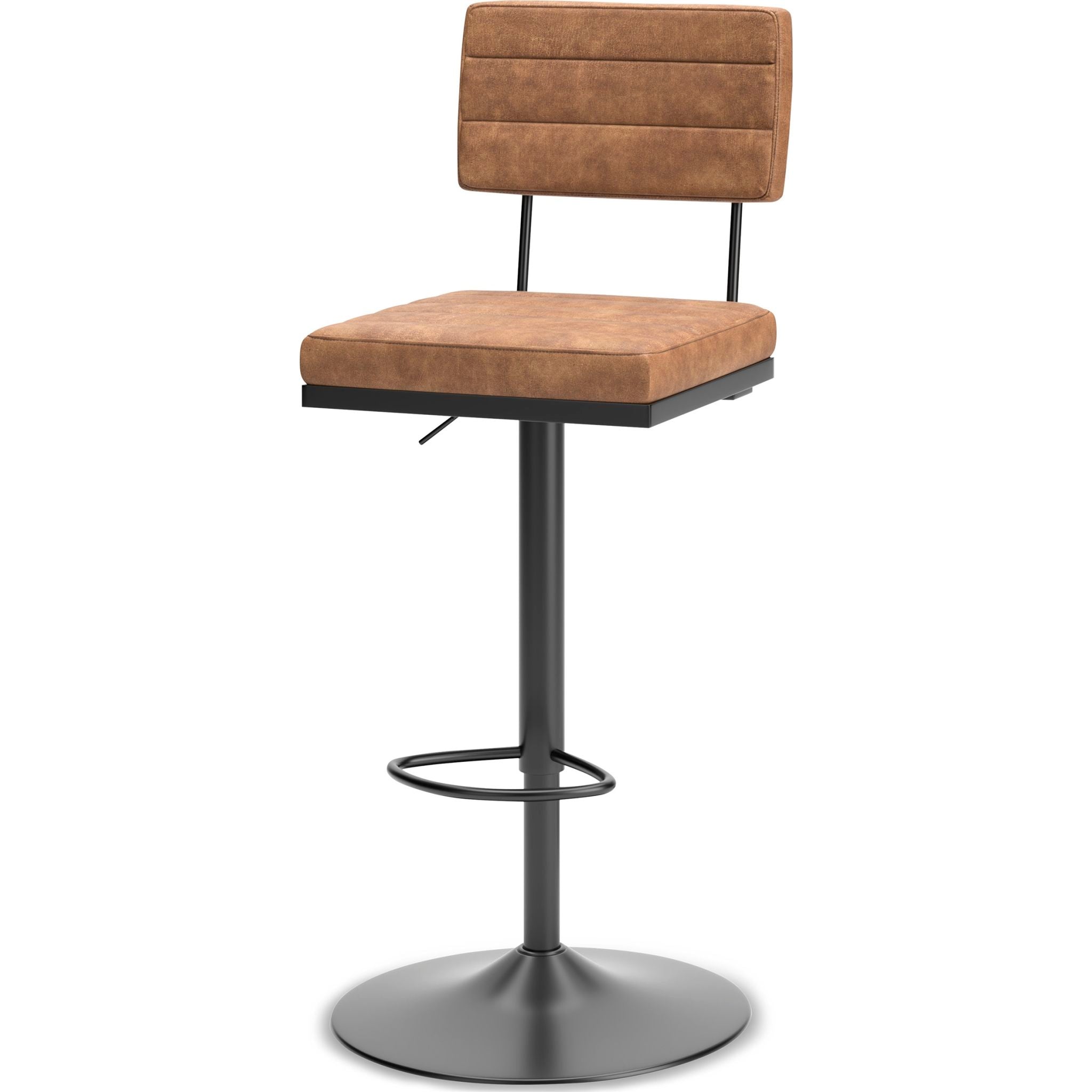 Strumford Adjustable Height Stool - Brown/Black - (D119-530) - Image 2