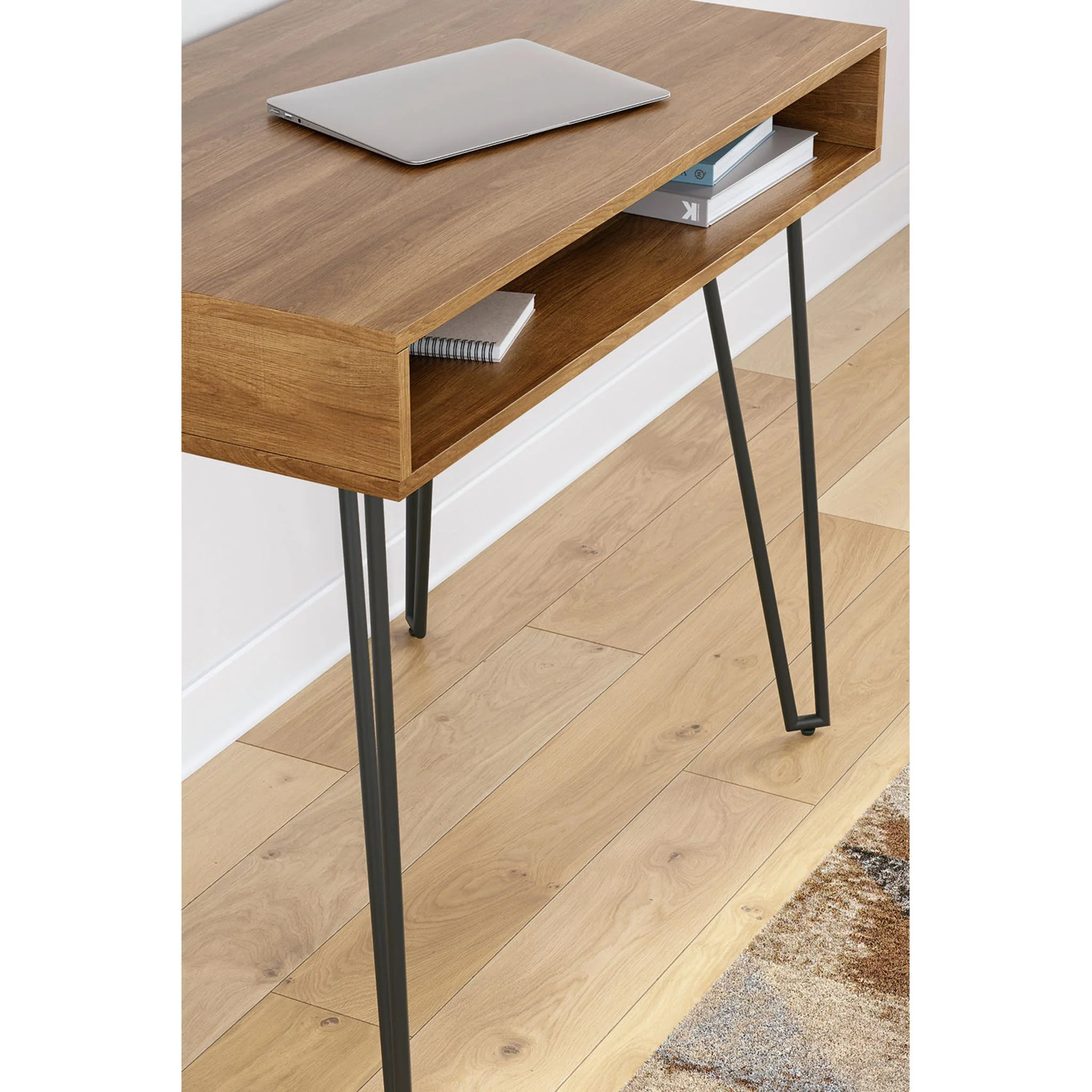 Strumford Desk - Brown/Black - Image 9