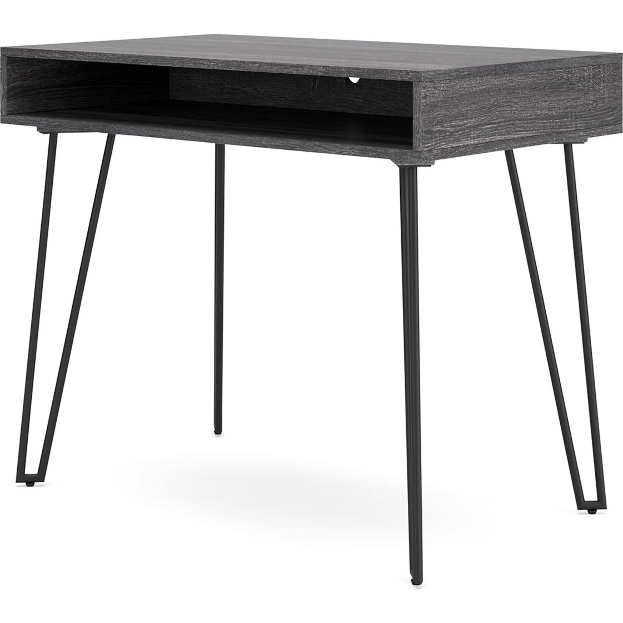 Strumford Desk - Charcoal/Black - Image 5