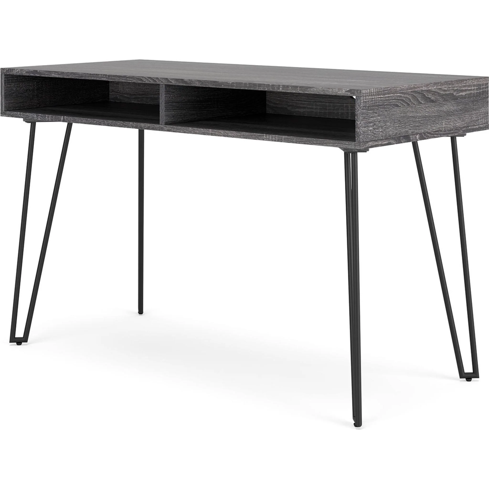 Strumford Desk - Charcoal/Black - Image 5