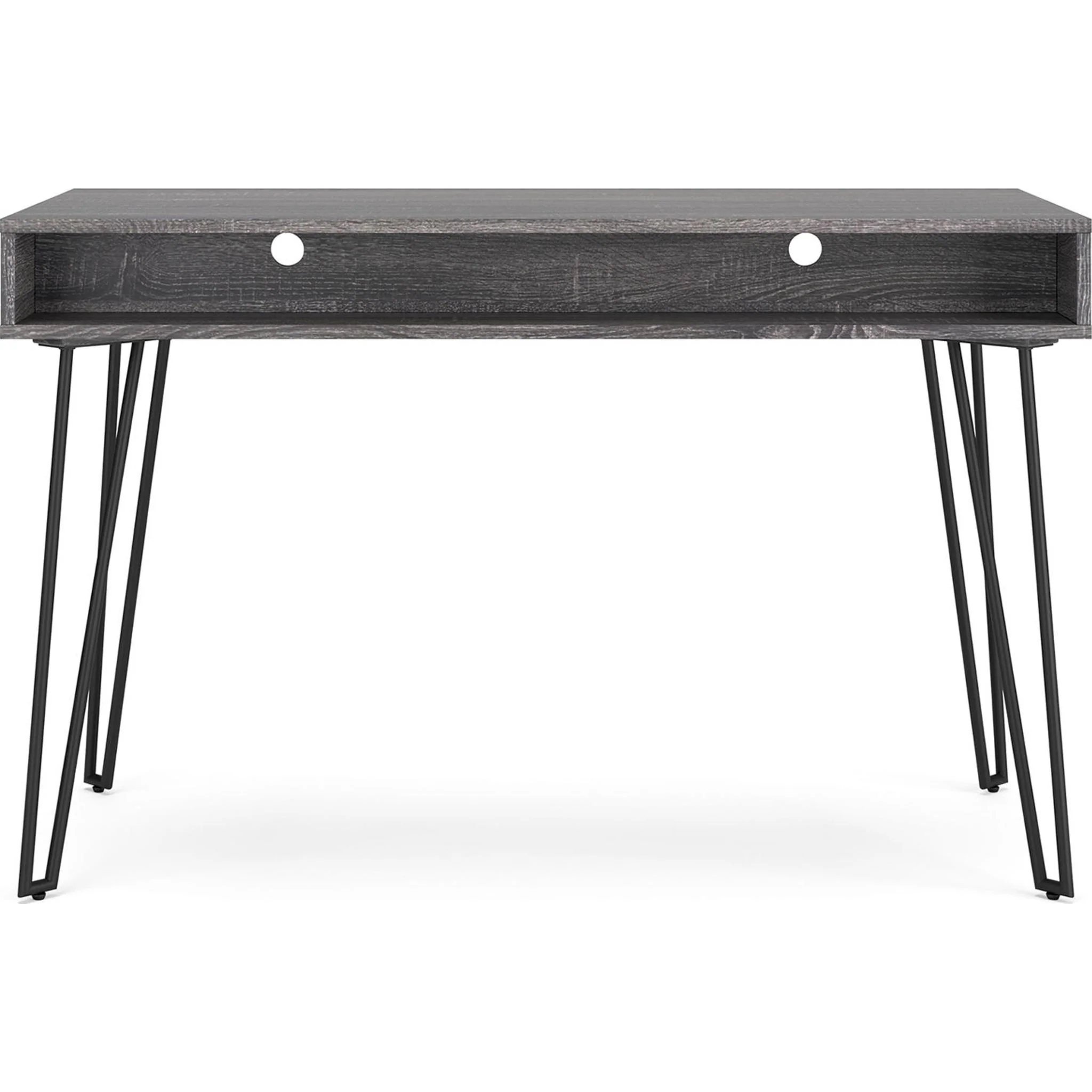 Strumford Desk - Charcoal/Black - Image 6