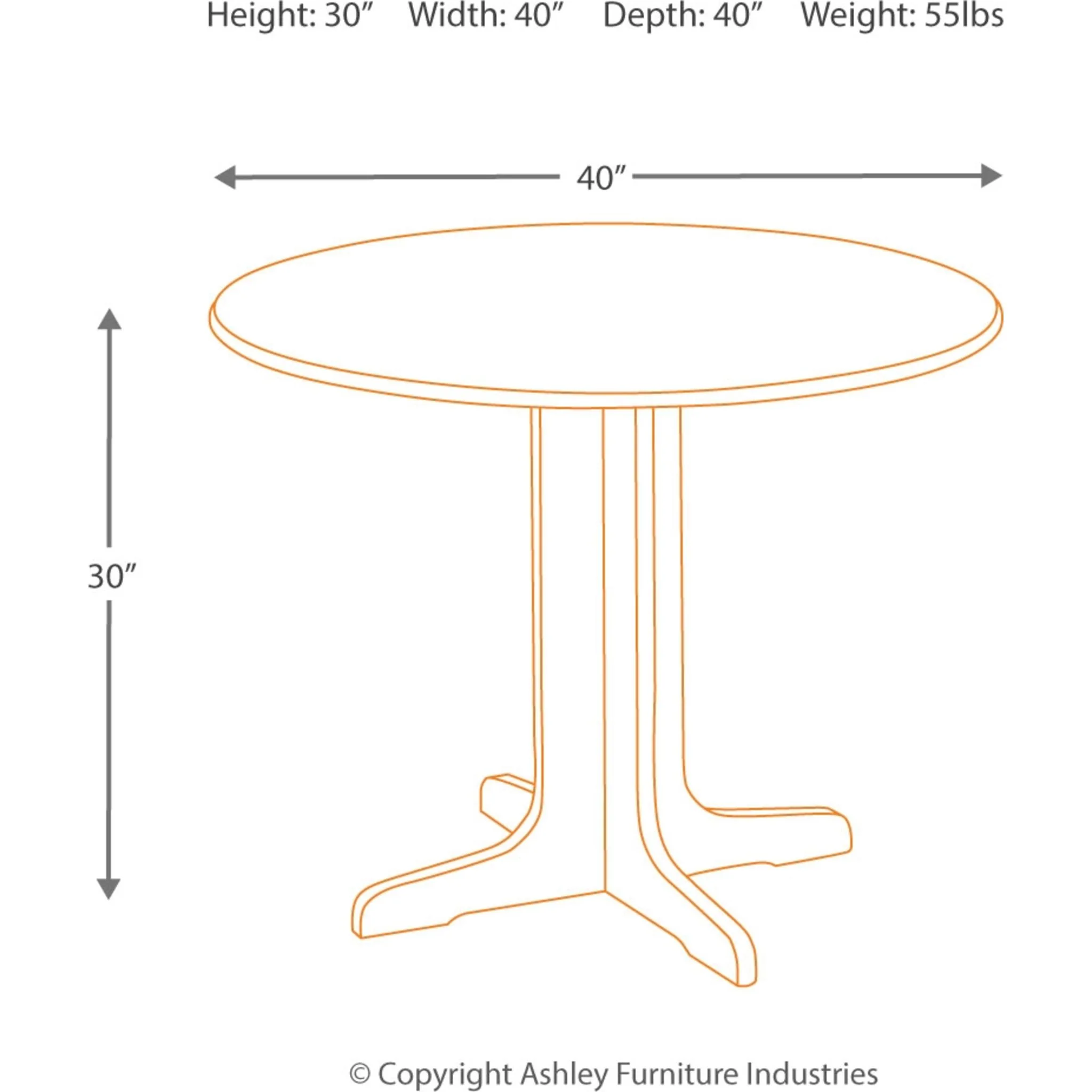 Stuman Drop Leaf Table - Dark Brown - (D293-15) - Image 4