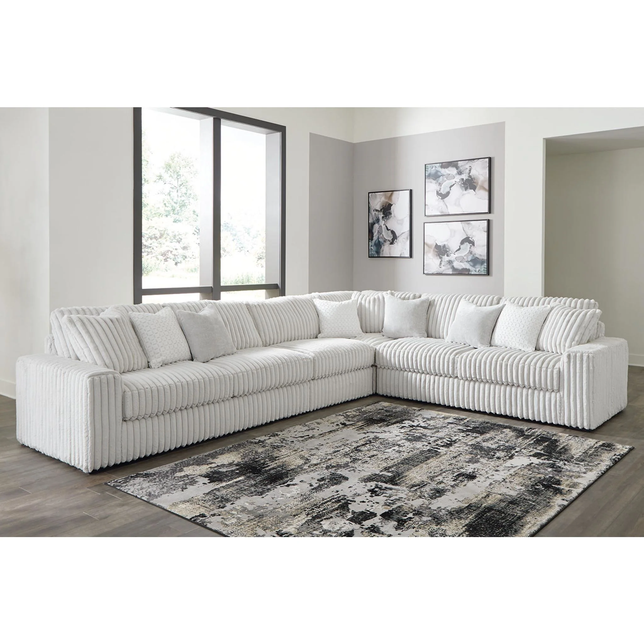 Stupendous 4 Piece Sectional - Alloy - Image 11