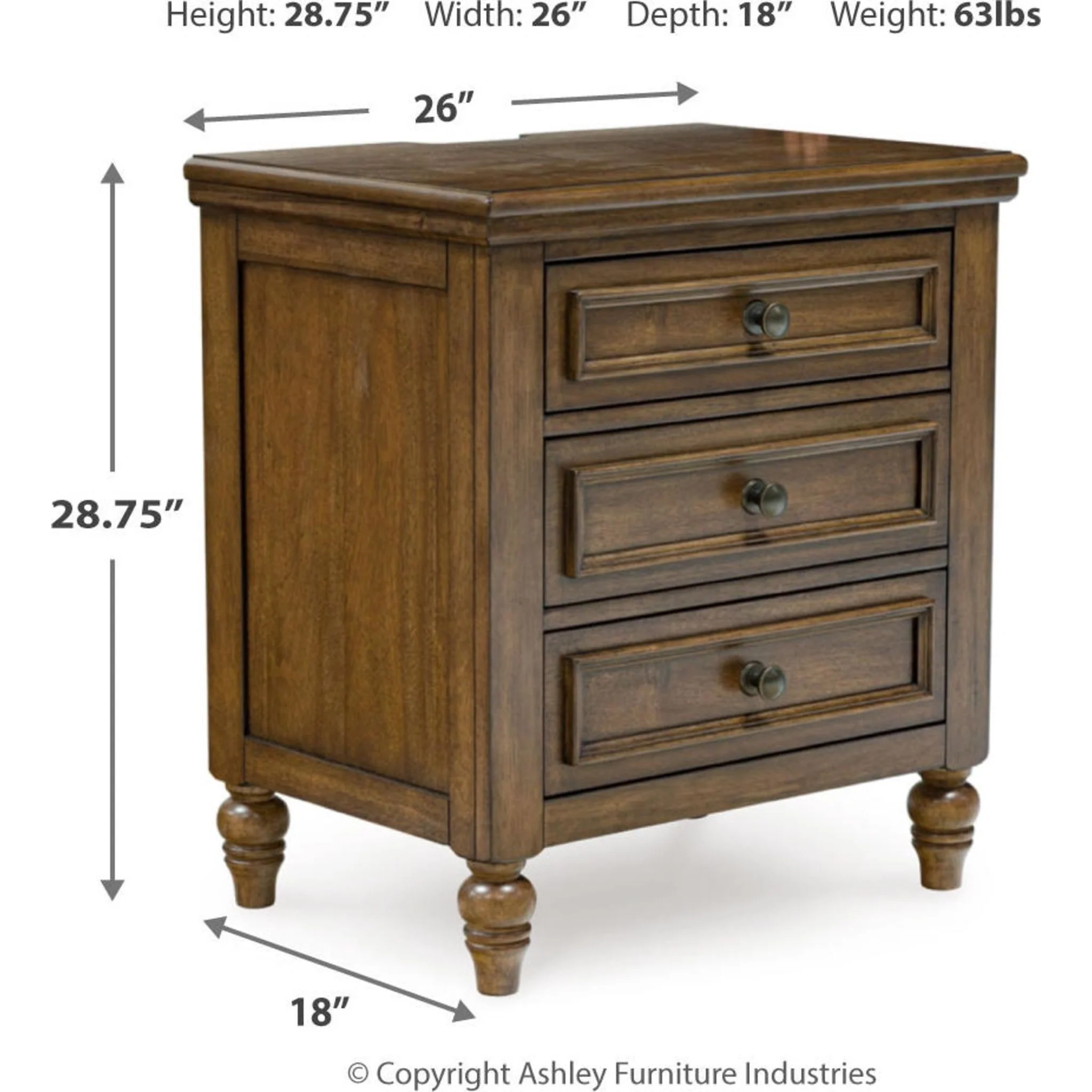 Sturlayne 6 Piece Panel Bedroom - Brown - Image 31
