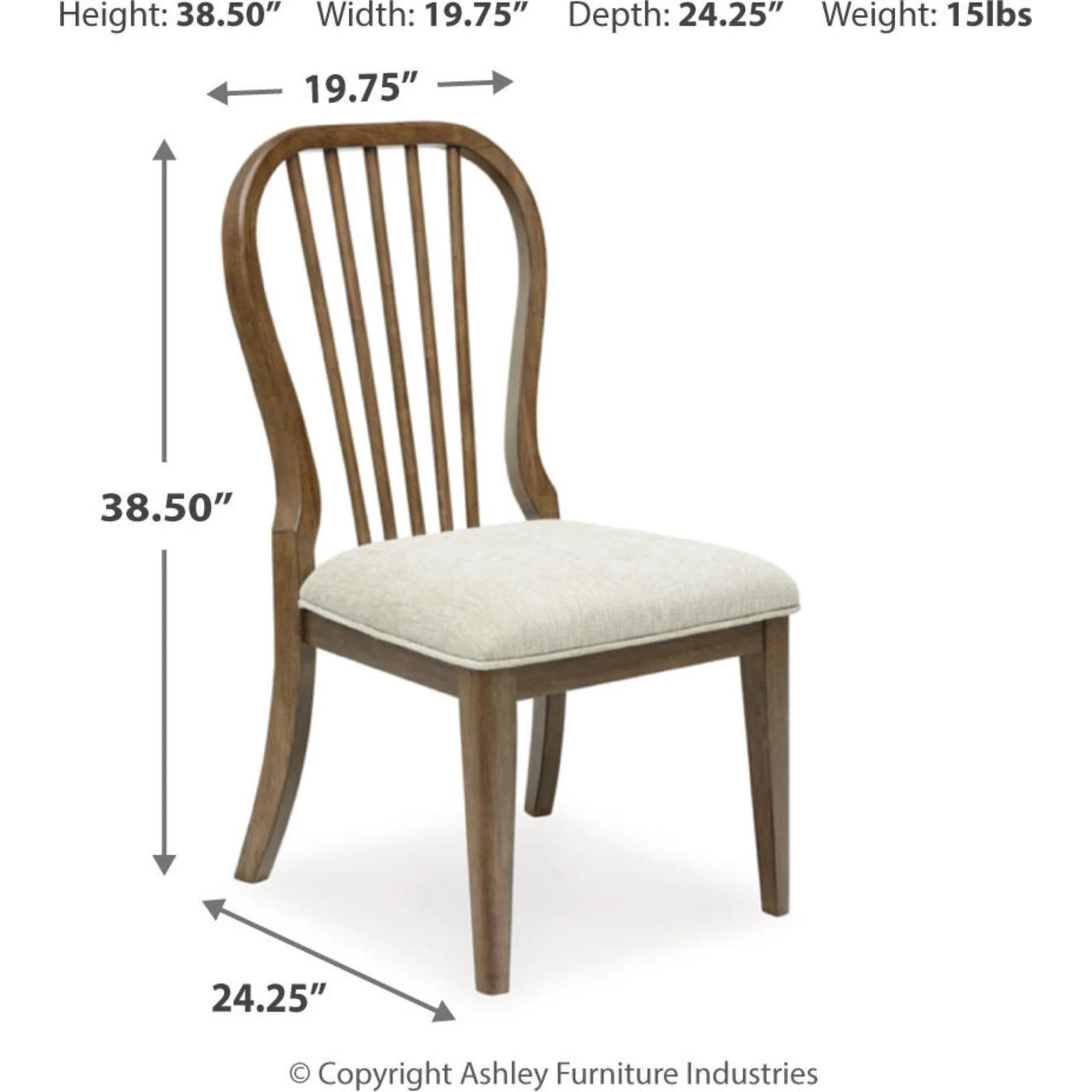 Sturlayne Dining Chair - Brown - (D787-01) - Image 5