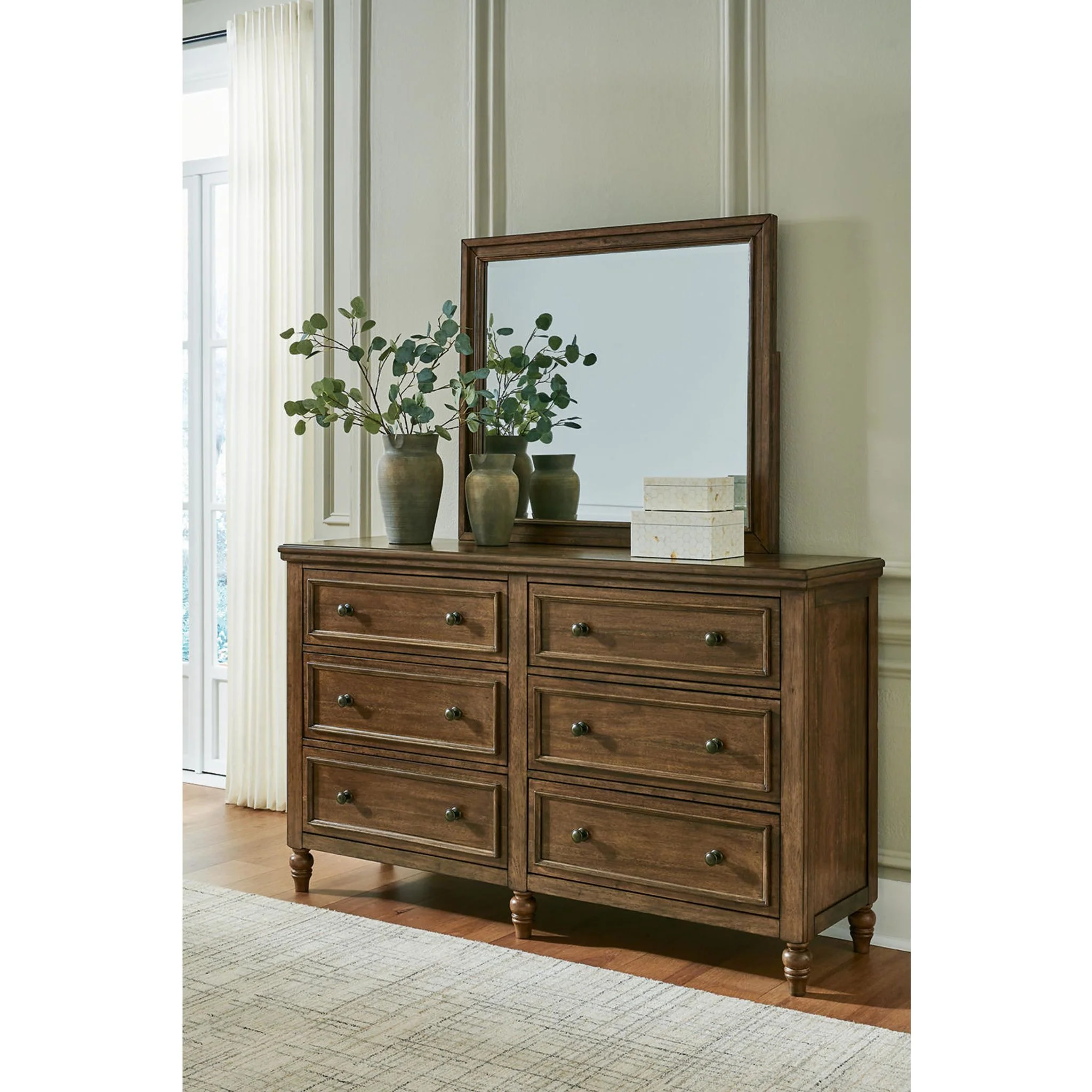 Sturlayne Dresser and Mirror - Brown - Image 3