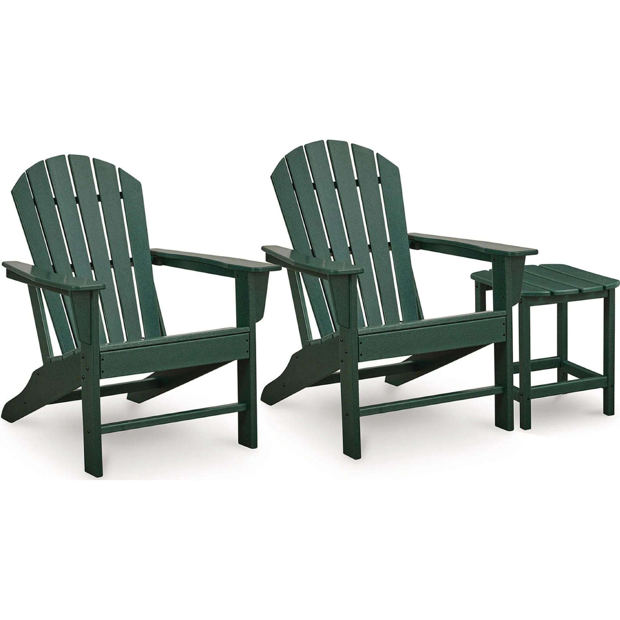 Sundown Shores 3 Piece Outdoor Chat Set - Green - Image 2