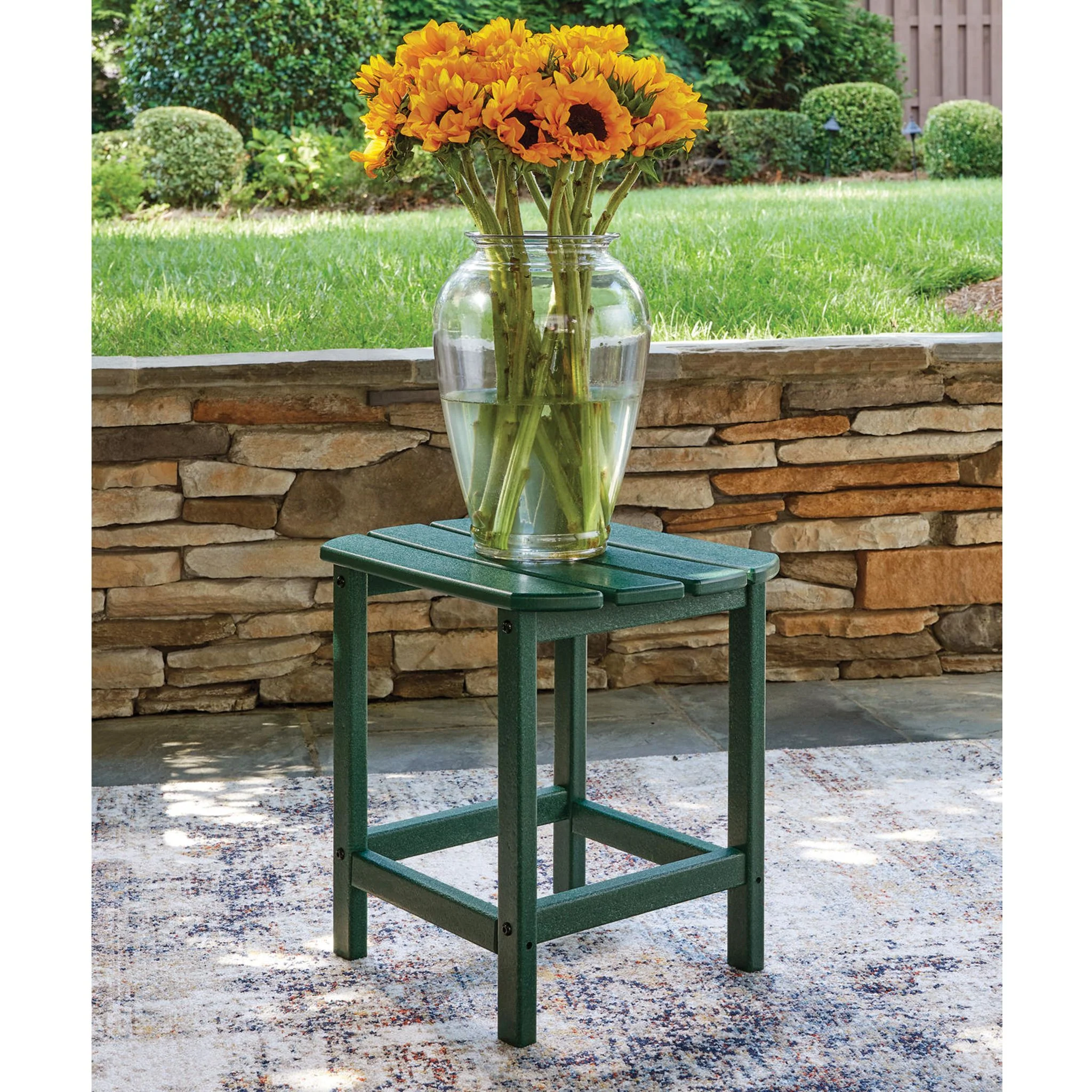 Sundown Shores 3 Piece Outdoor Chat Set - Green - Image 6