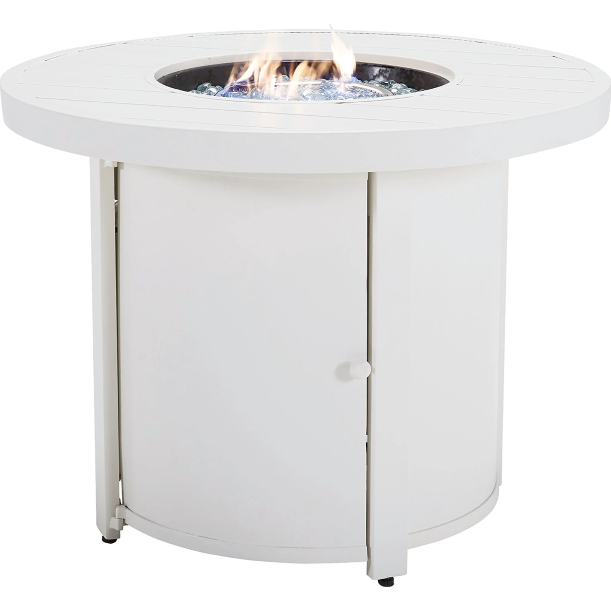 Outdoor Sundown Treasure Fire Pit Table White - Image 3