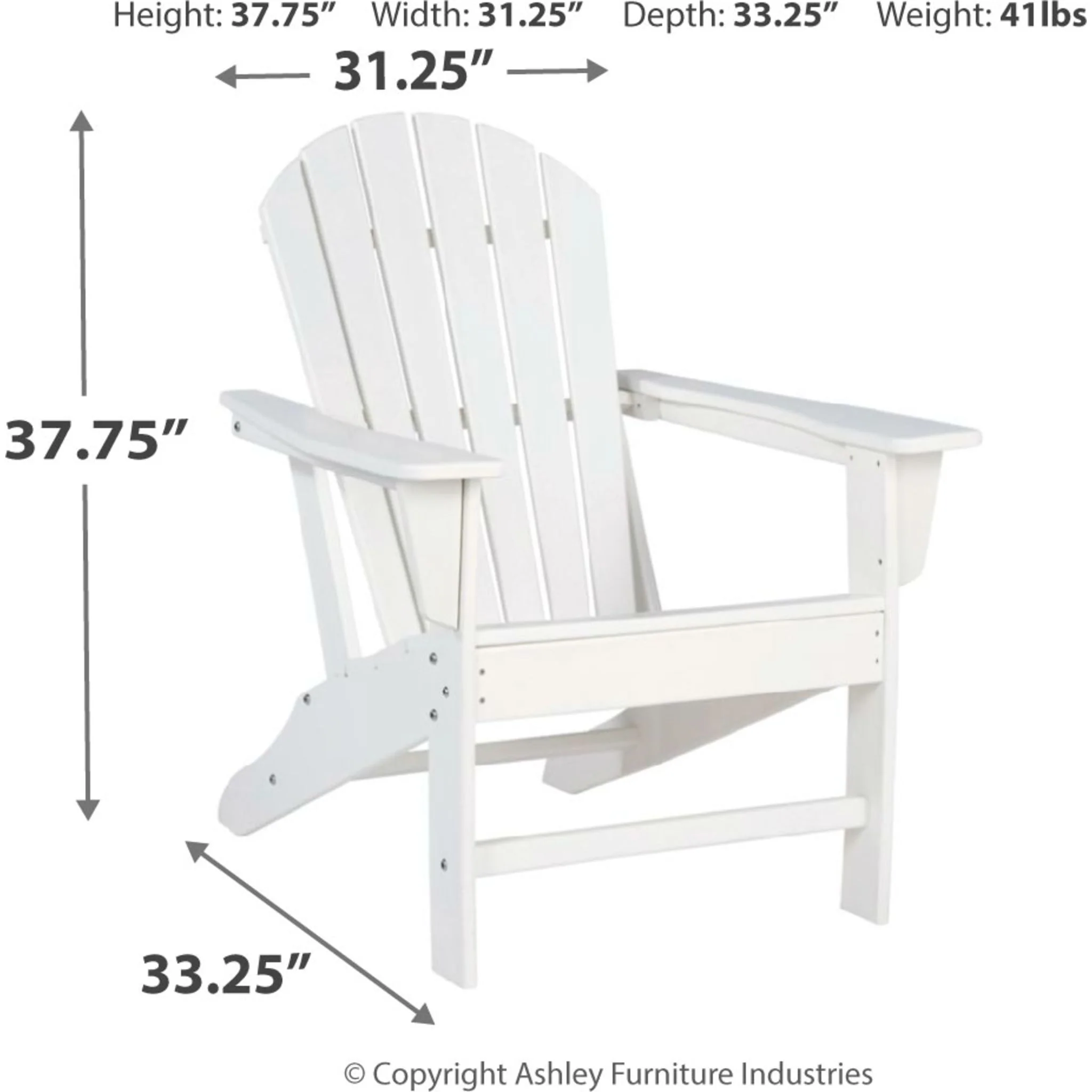Sundown Treasure Outdoor Adirondack Chair - Image 27