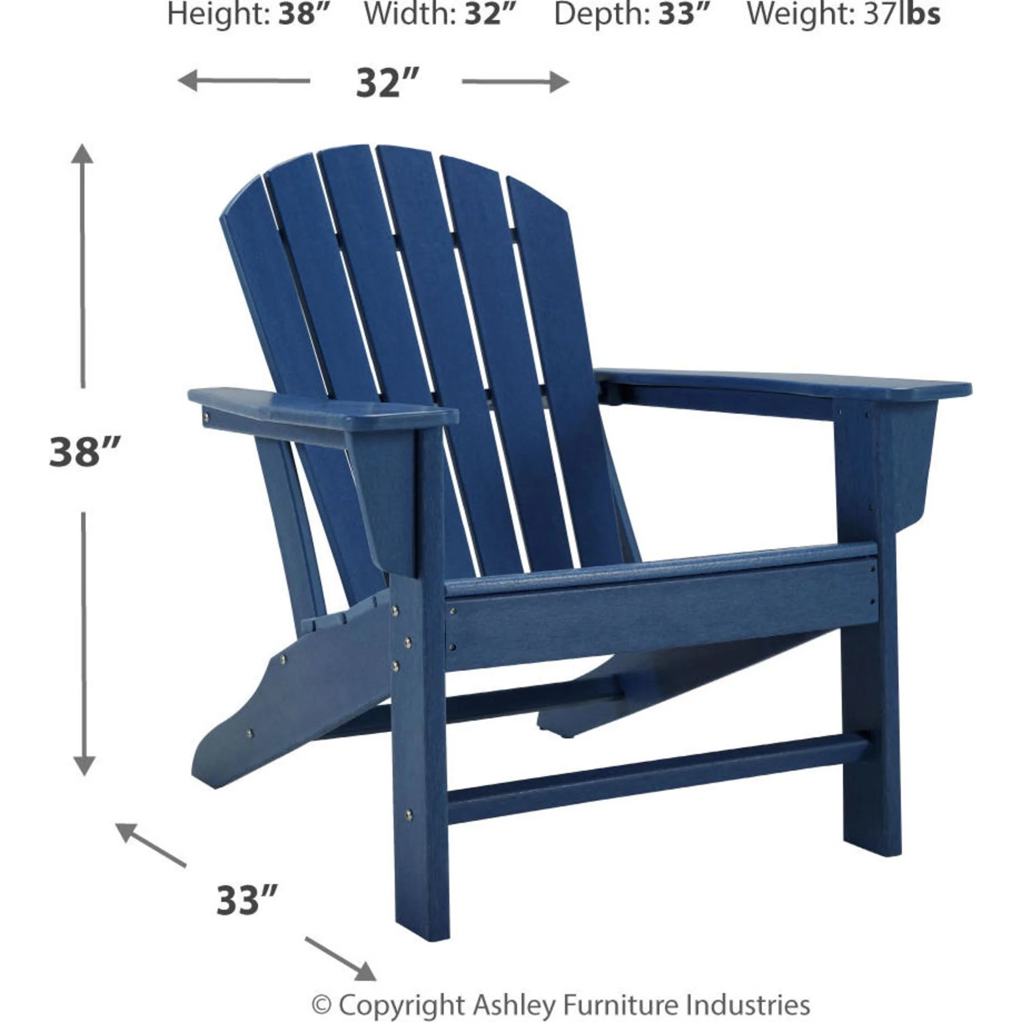 Sundown Treasure Outdoor Adirondack Chair - Image 55