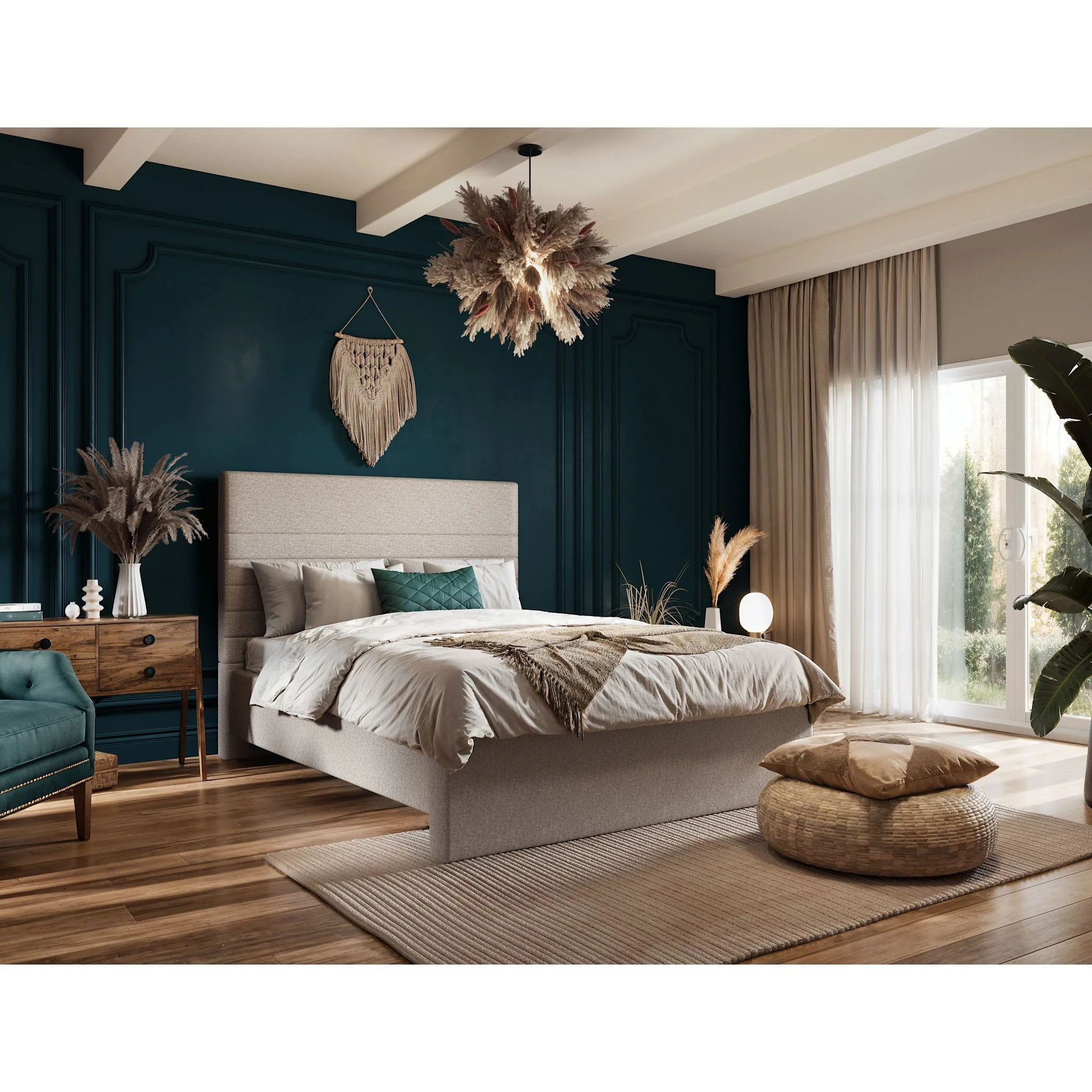 Sunset Upholstered Bed - Joshua Dune - Image 2