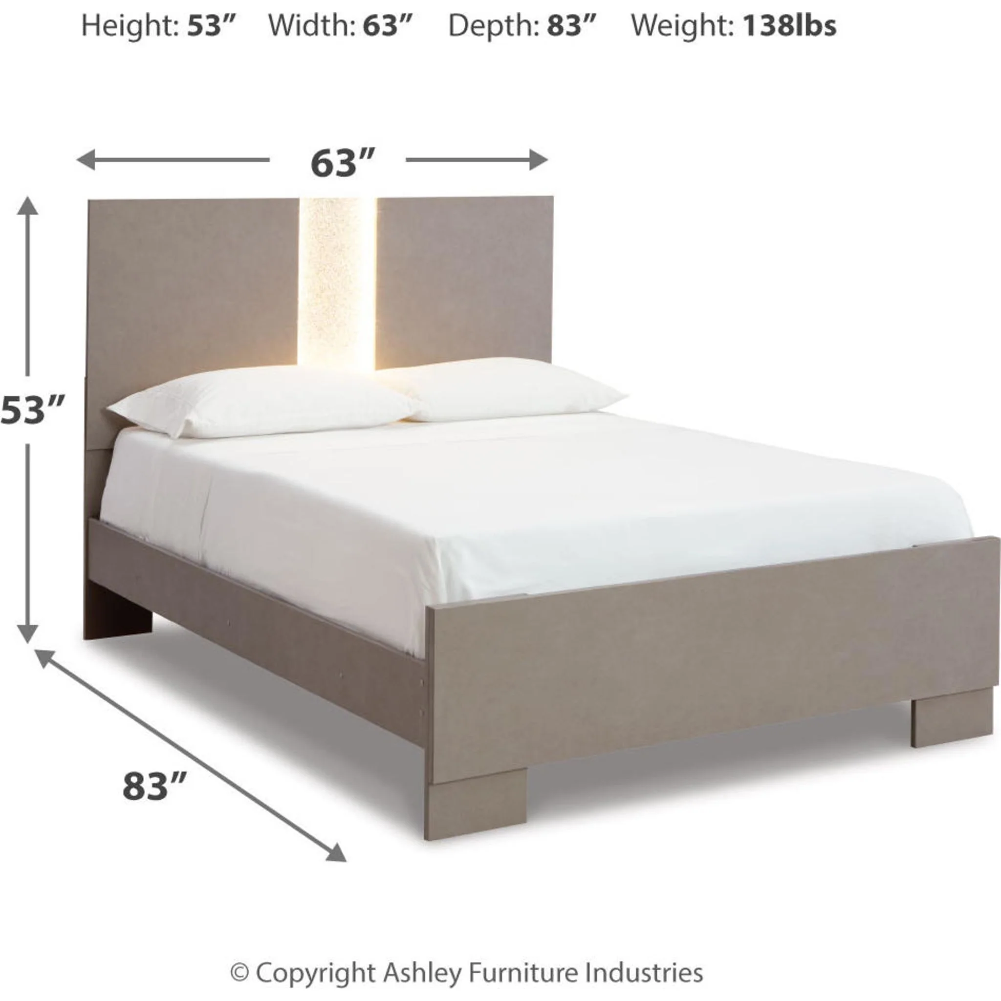 Surancha 6 Piece Full Panel Bedroom - Gray - Image 10