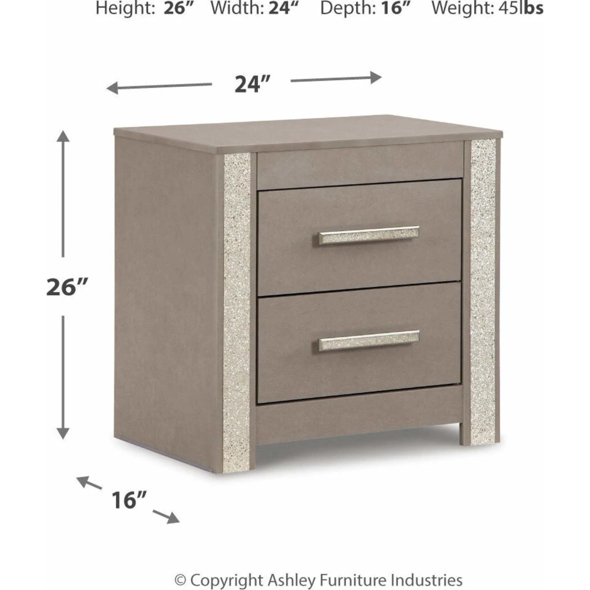 Surancha 6 Piece Queen Panel Bedroom - Gray - Image 4