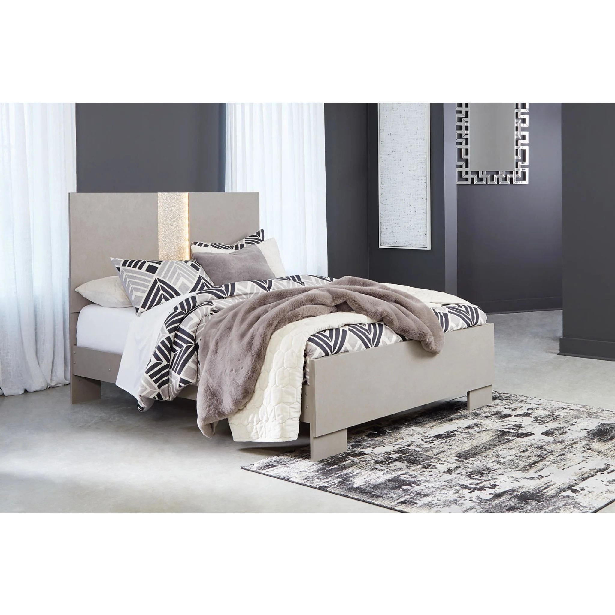 Surancha Full Bed - Gray - Image 5
