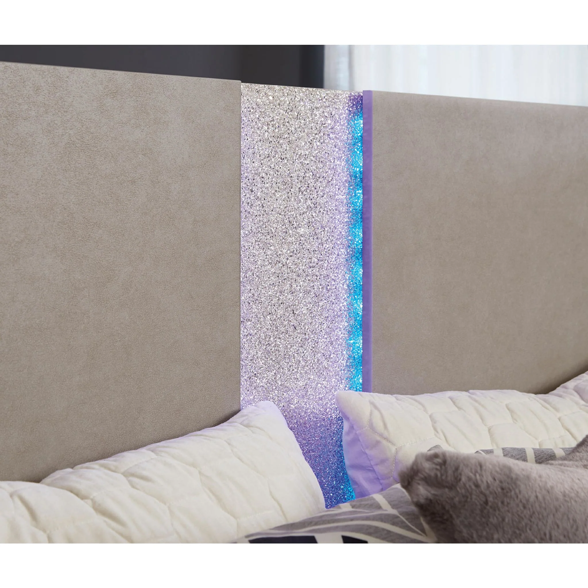 Surancha Full / Queen Headboard - Gray - Image 4