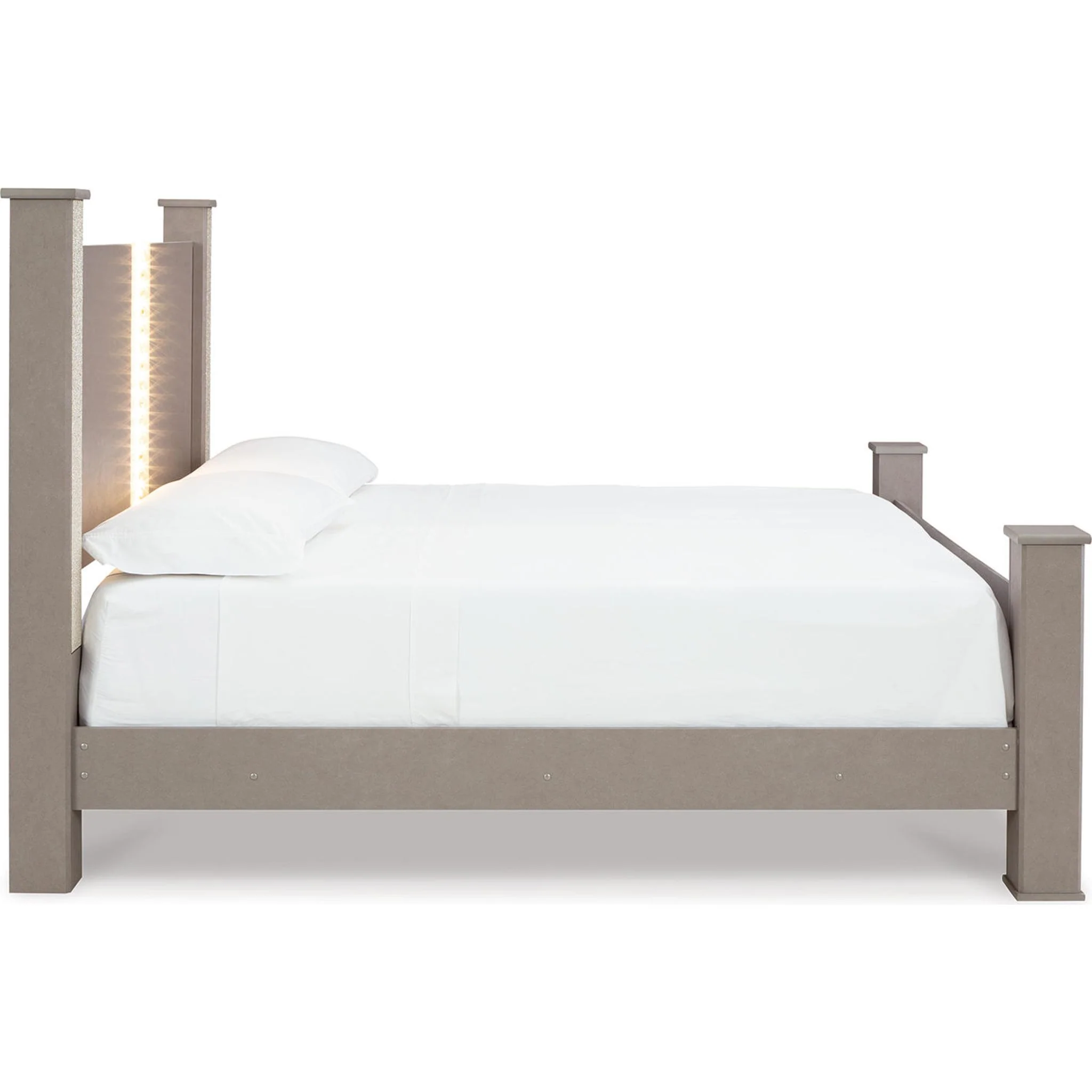 Surancha Poster Bed - Gray - Image 5