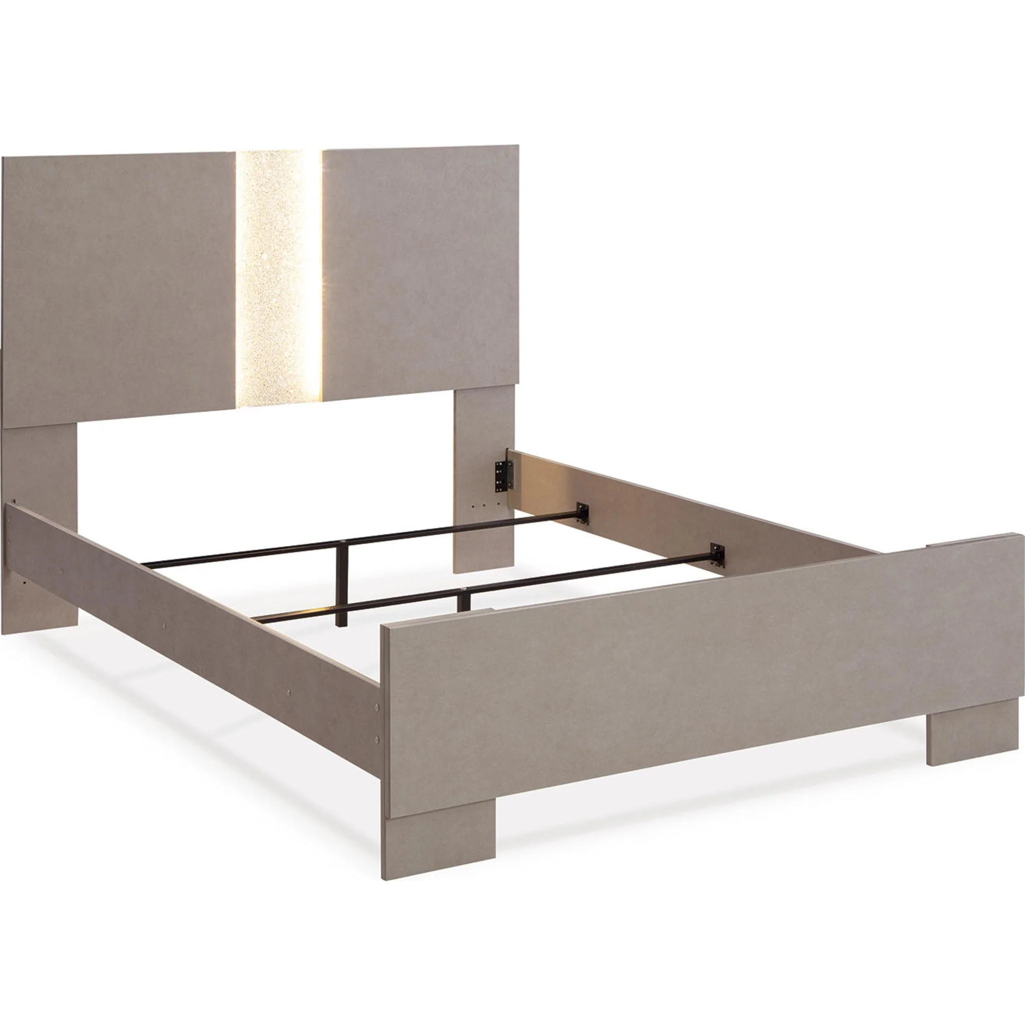 Surancha Queen Panel Bed - Gray - Image 3