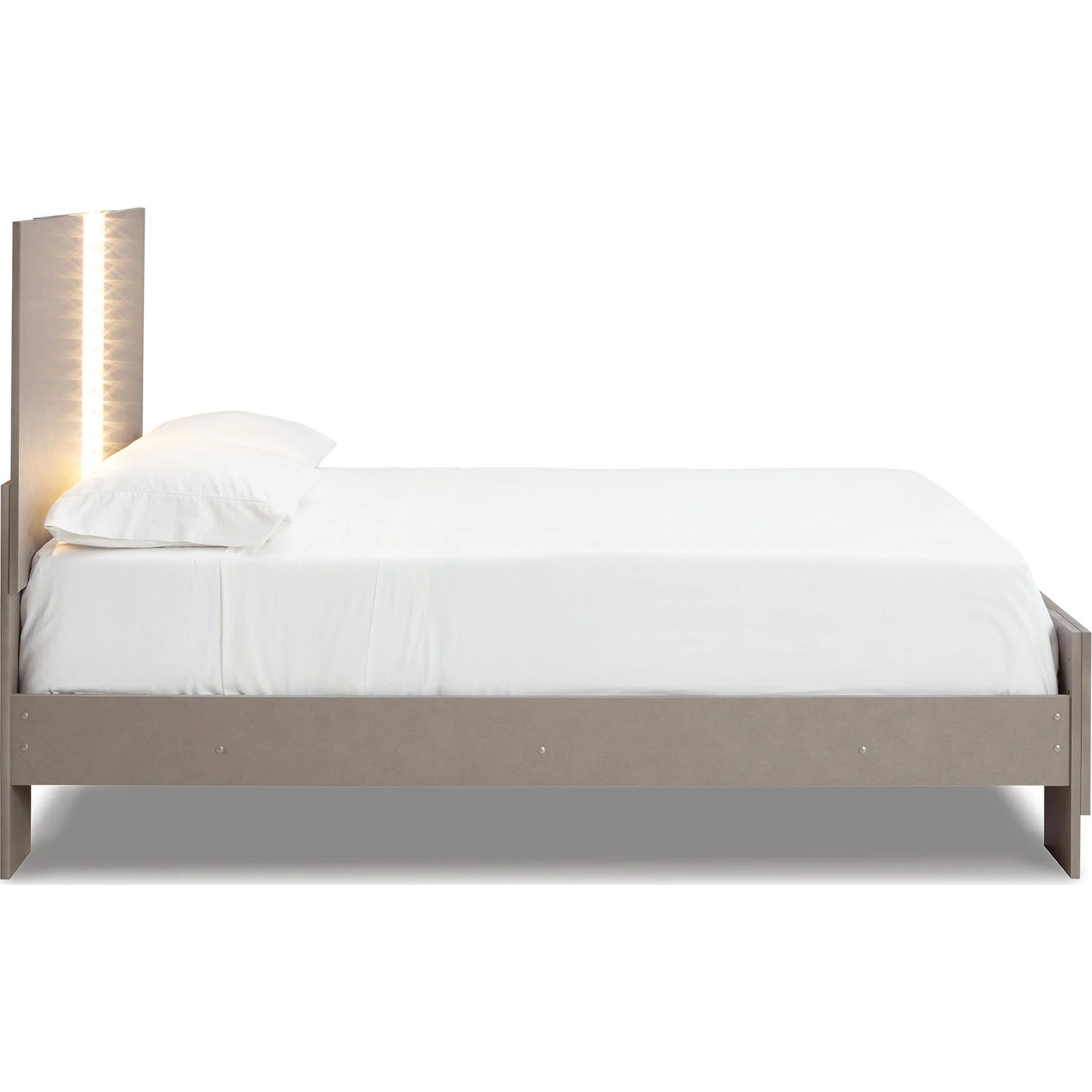 Surancha Queen Panel Bed - Gray - Image 4