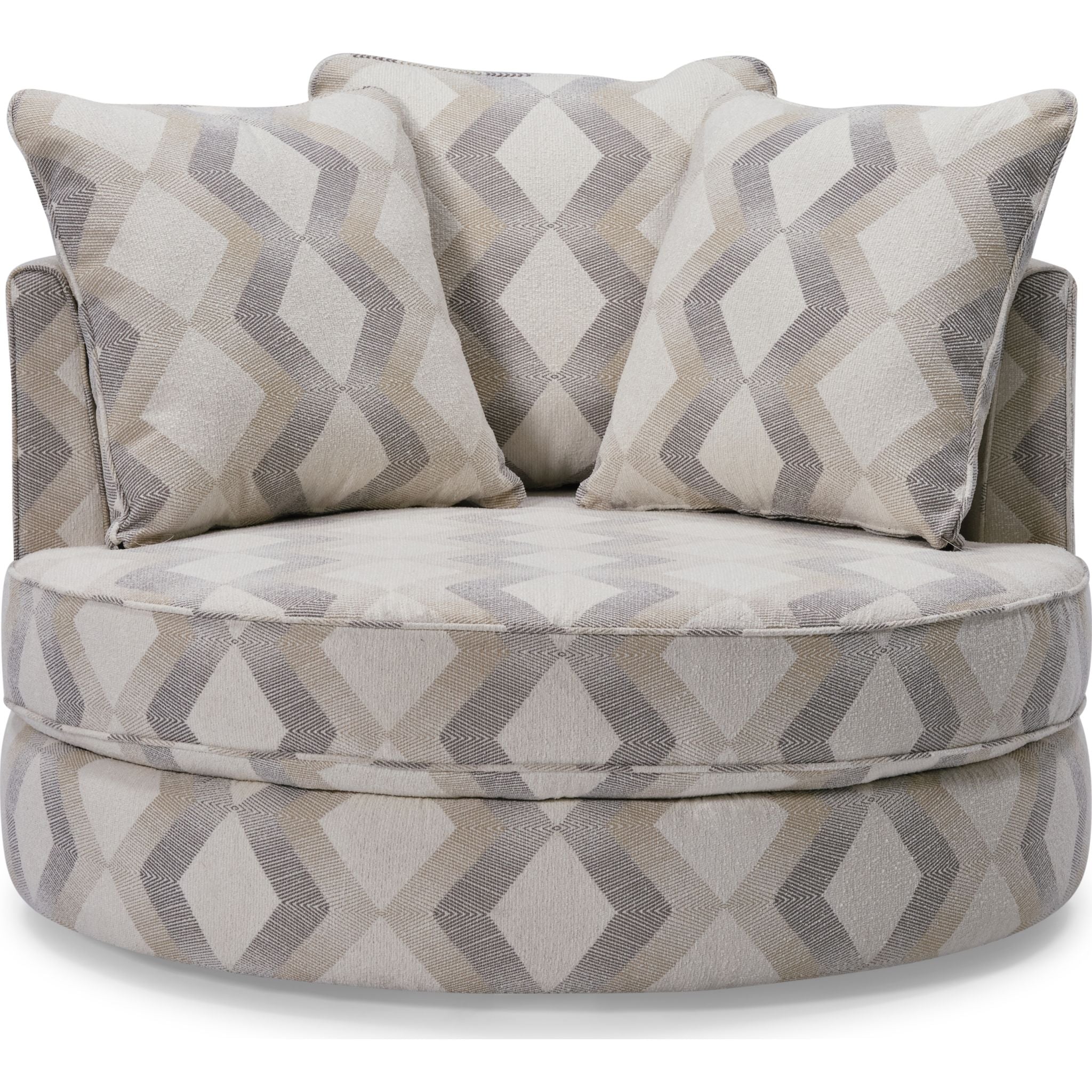 Sutton Swivel Chair - Carmichael Neutral - Image 2