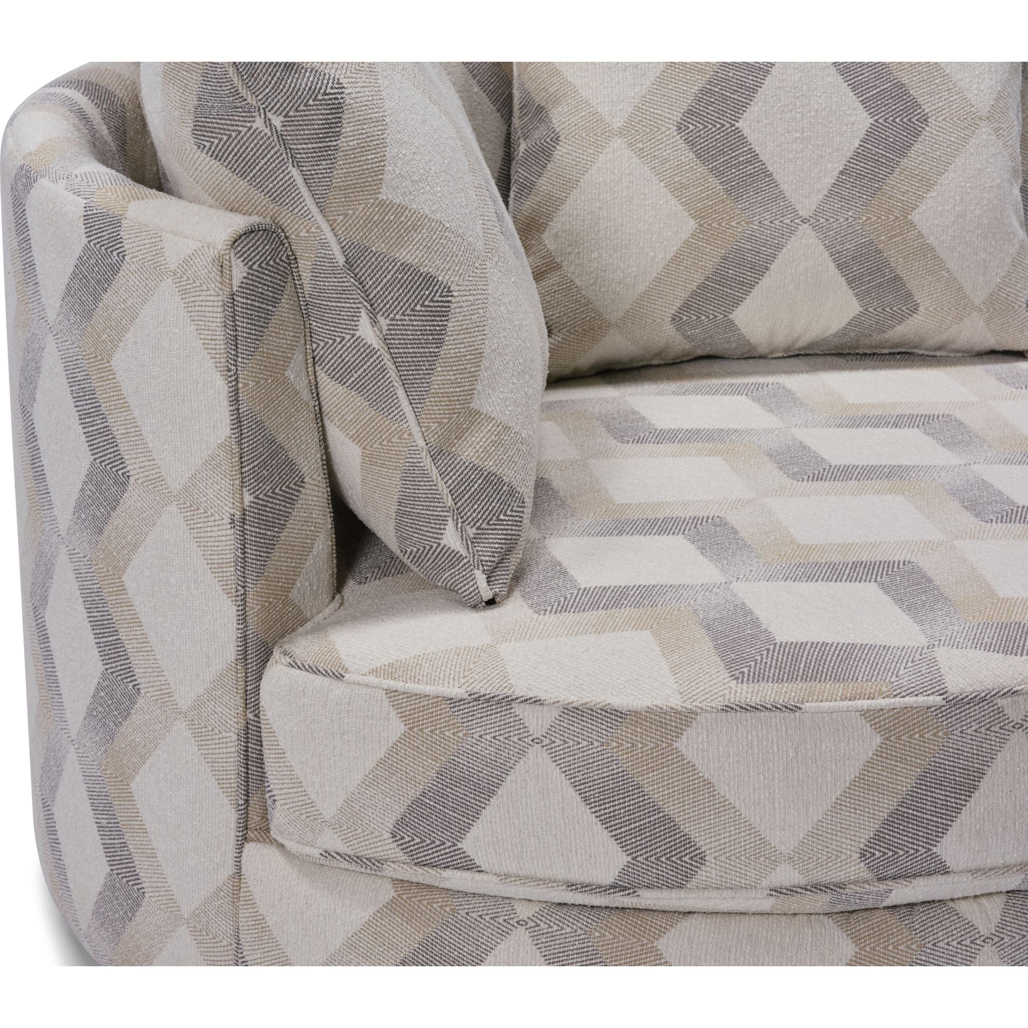 Sutton Swivel Chair - Carmichael Neutral - Image 4