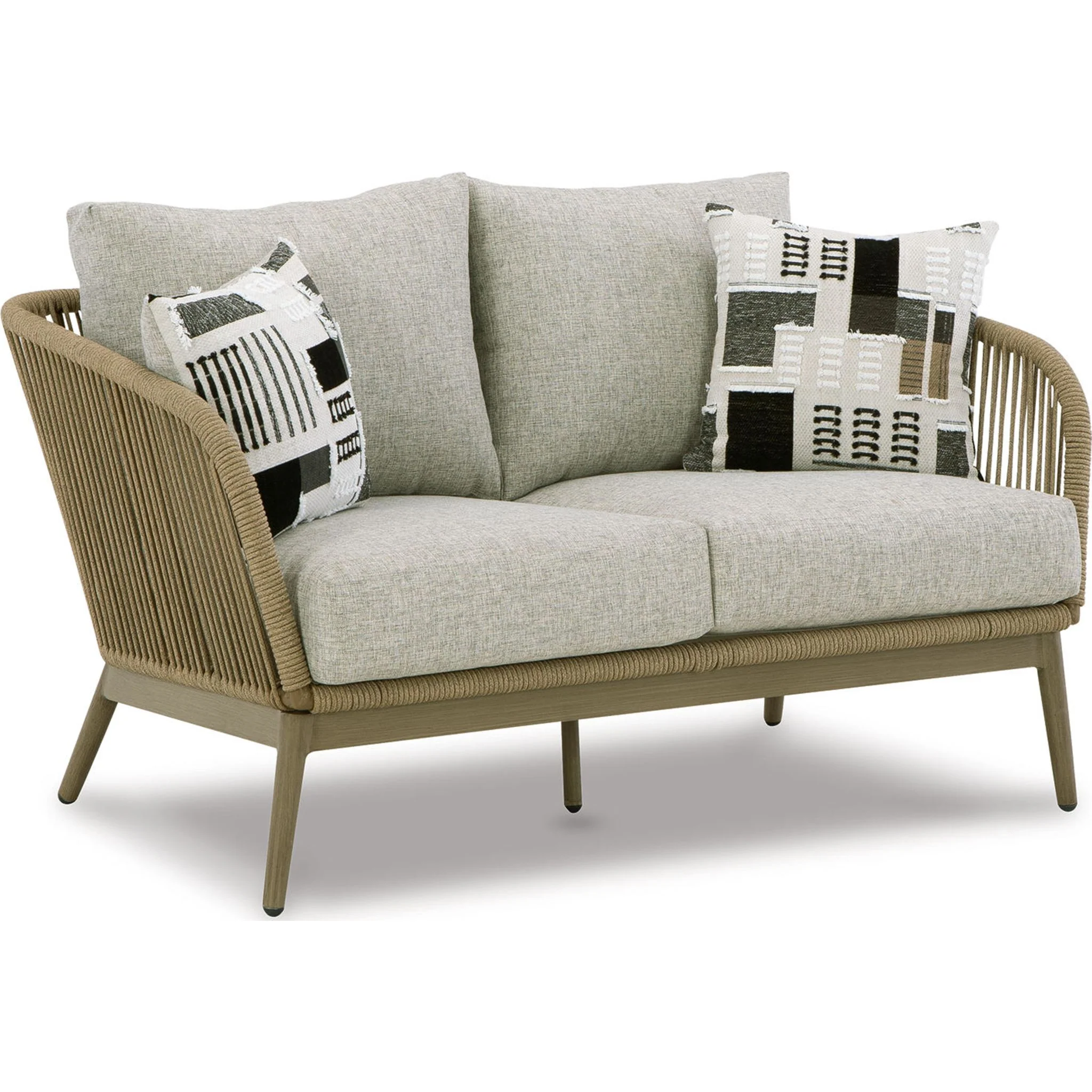 Swiss Valley 3 Piece Outdoor Seating - Beige - Image 9