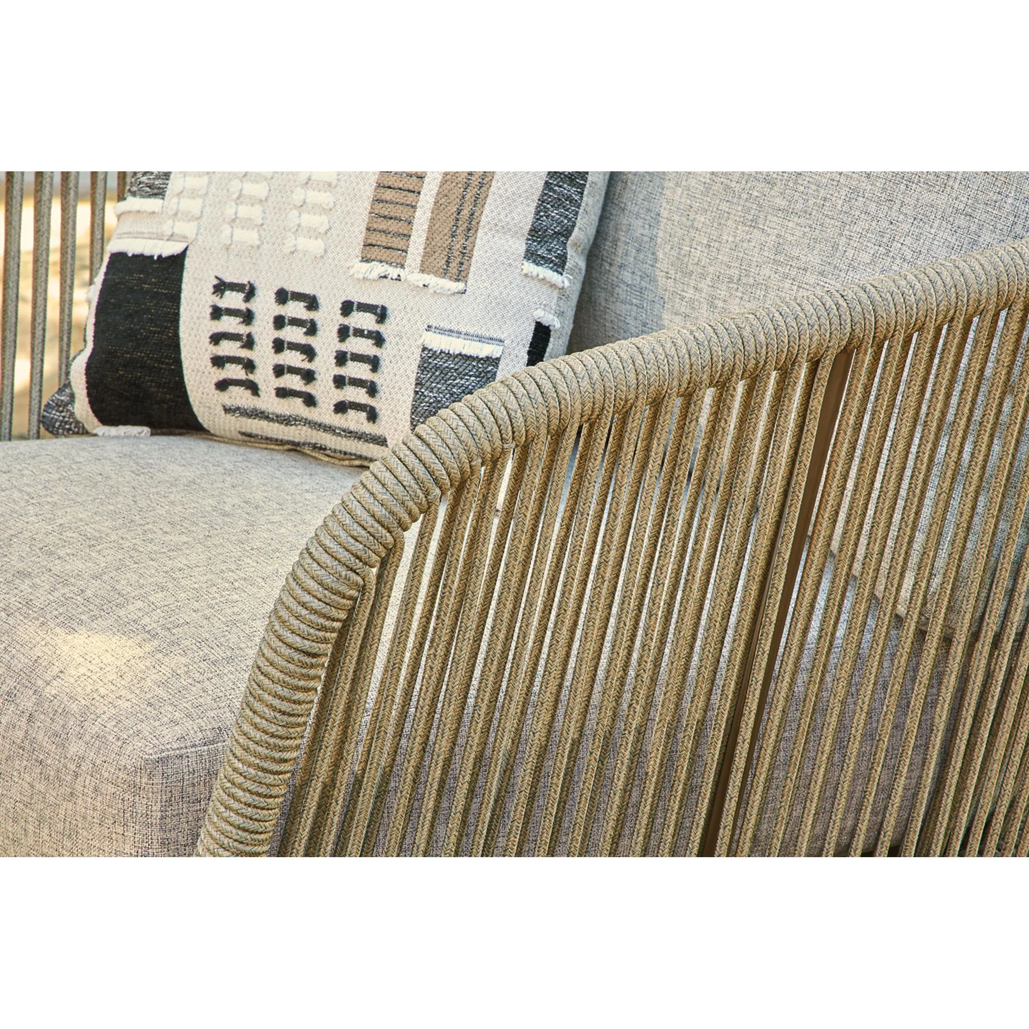 Swiss Valley 4 Piece Outdoor Seating - Beige - Image 12