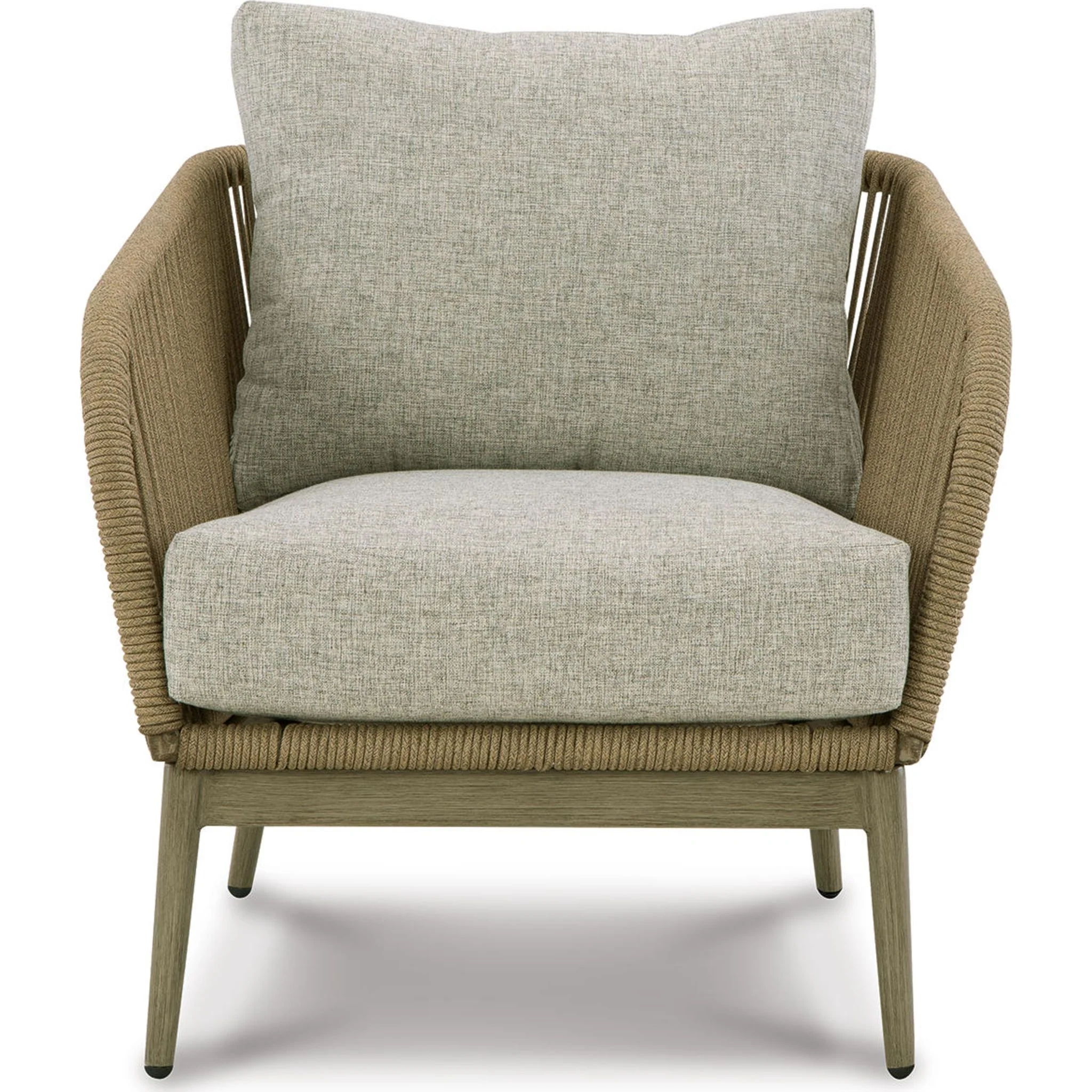 Swiss Valley Outdoor Lounge Chair with Cushion (set of 2) - Beige - Image 14