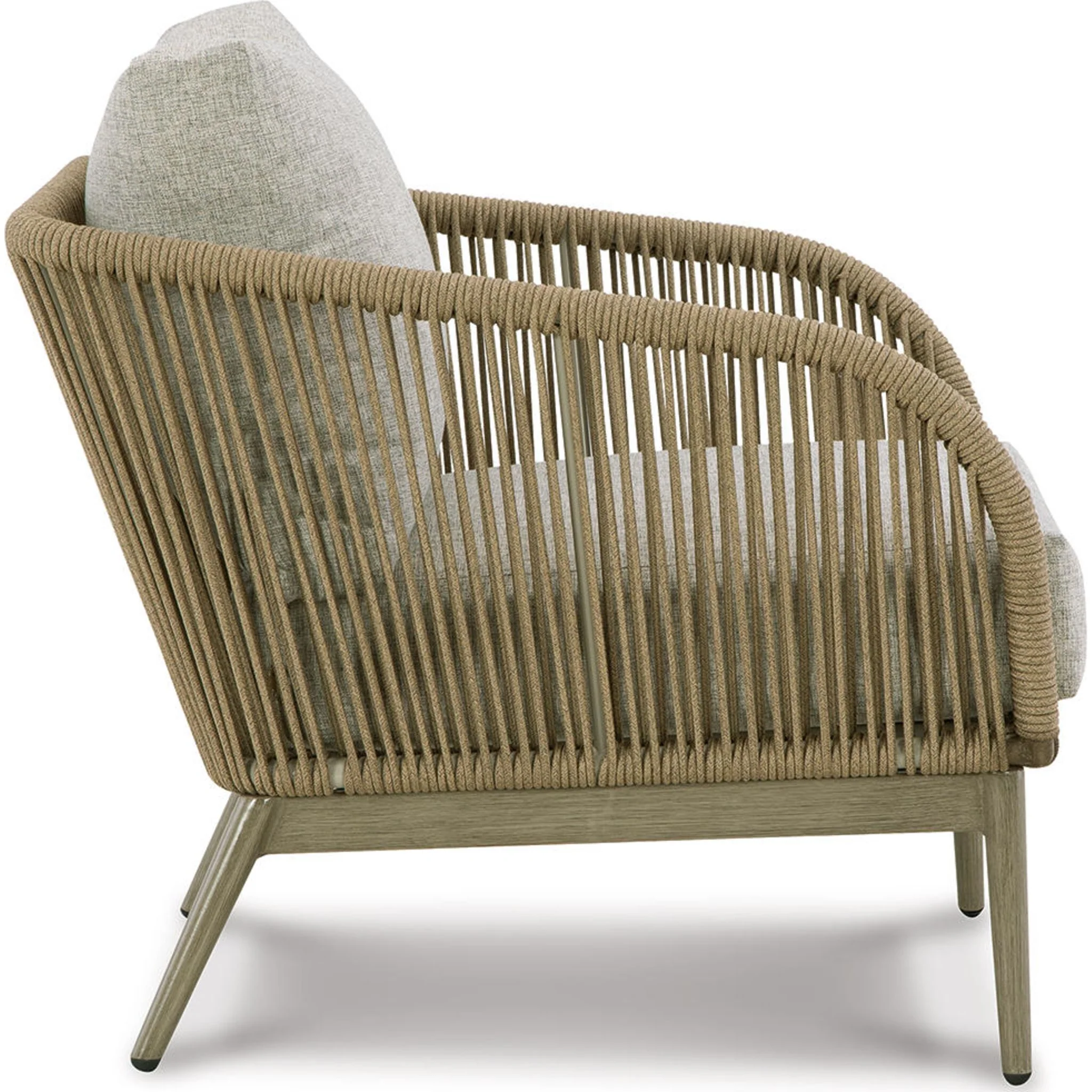 Swiss Valley Outdoor Lounge Chair with Cushion (set of 2) - Beige - Image 15