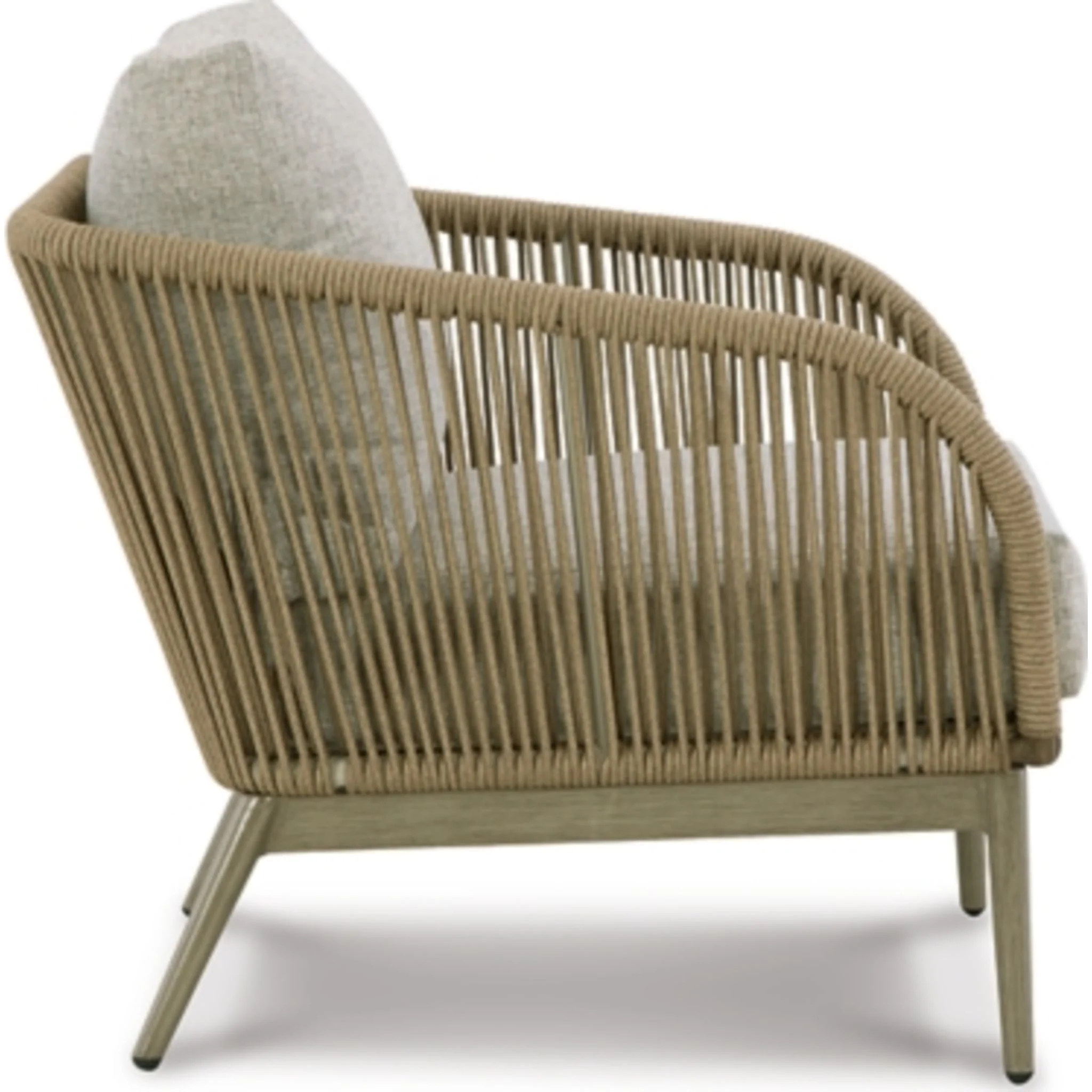 Swiss Valley Outdoor Lounge Chair with Cushion (set of 2) - Beige - Image 6