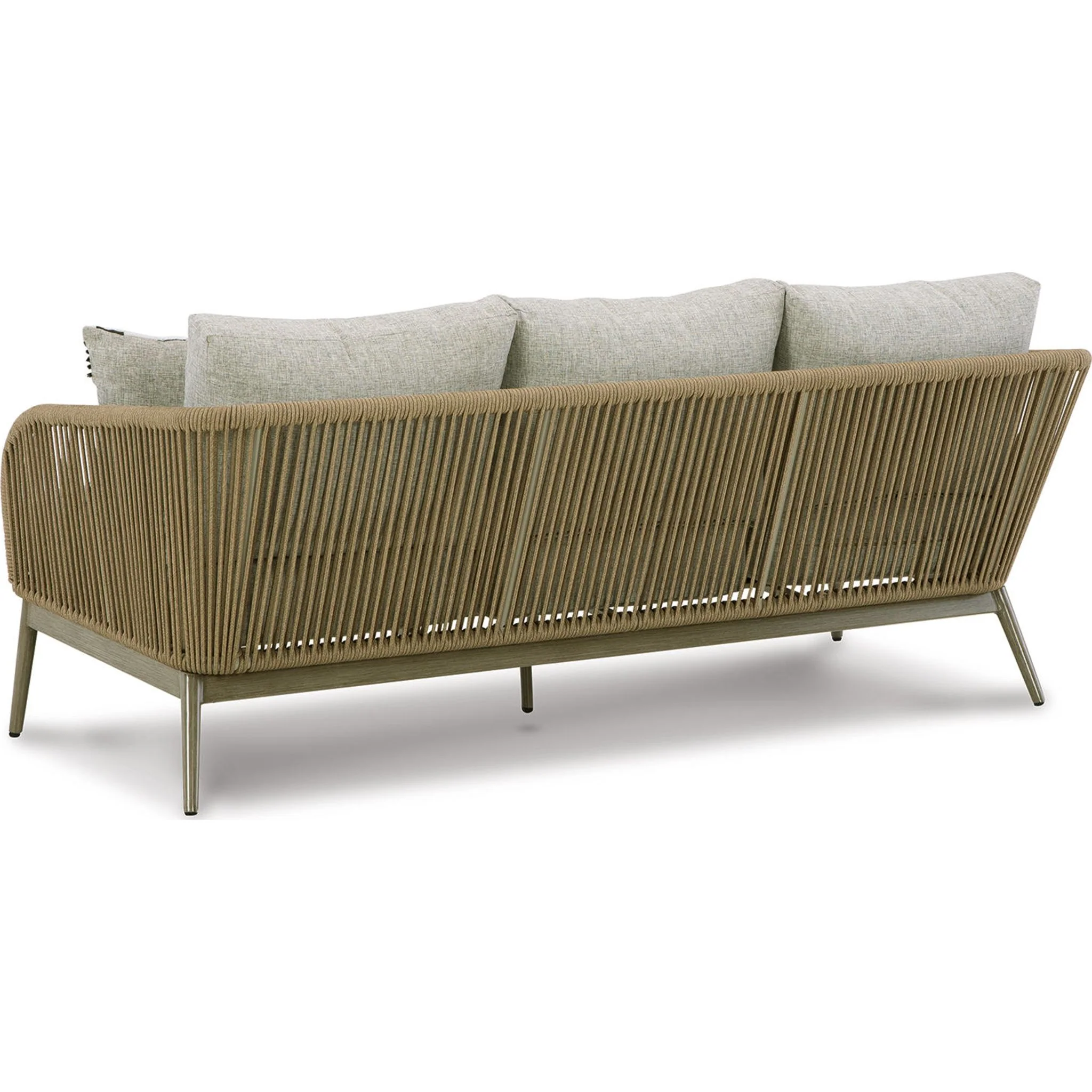 Swiss Valley Outdoor Sofa with Cushion - Beige - Image 8