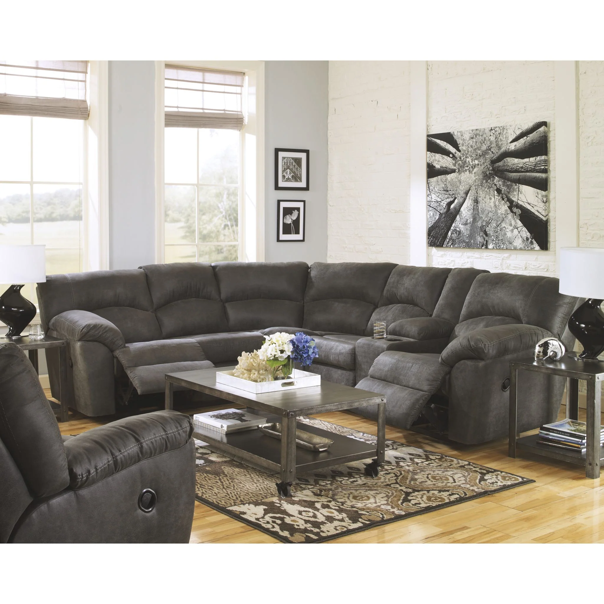 Tambo Rocker Recliner - Pewter - Image 12